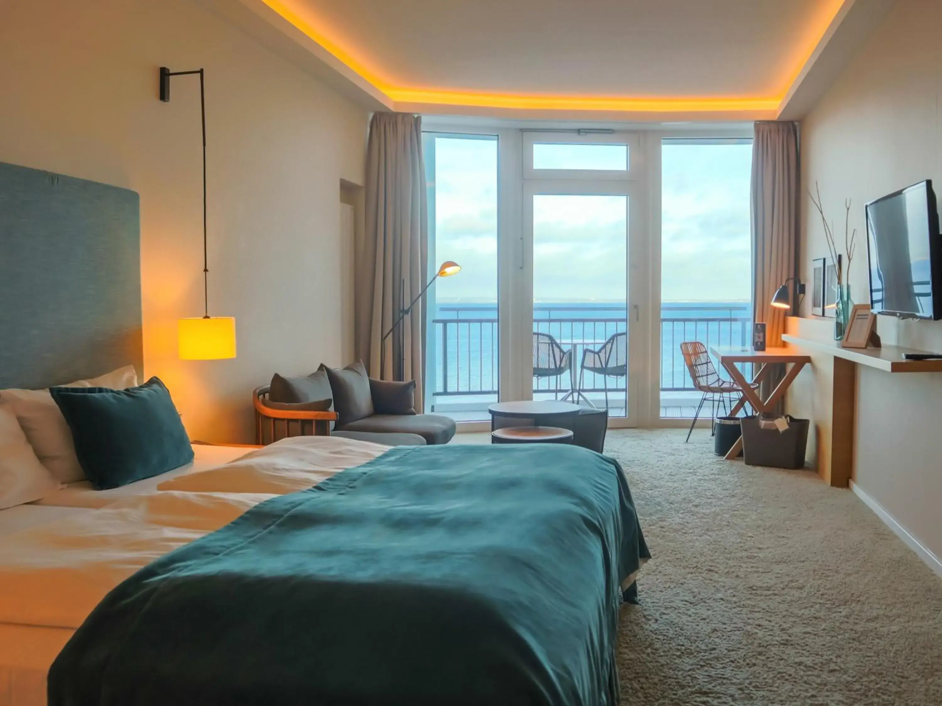 Sea Luxury Double Room with Bath, Balcony and Sea View (no pets) in SeeHuus Lifestyle Hotel Sea Luxury Double Room with Bath, Balcony and Sea View (no pets) in SeeHuus Lifestyle Hotel