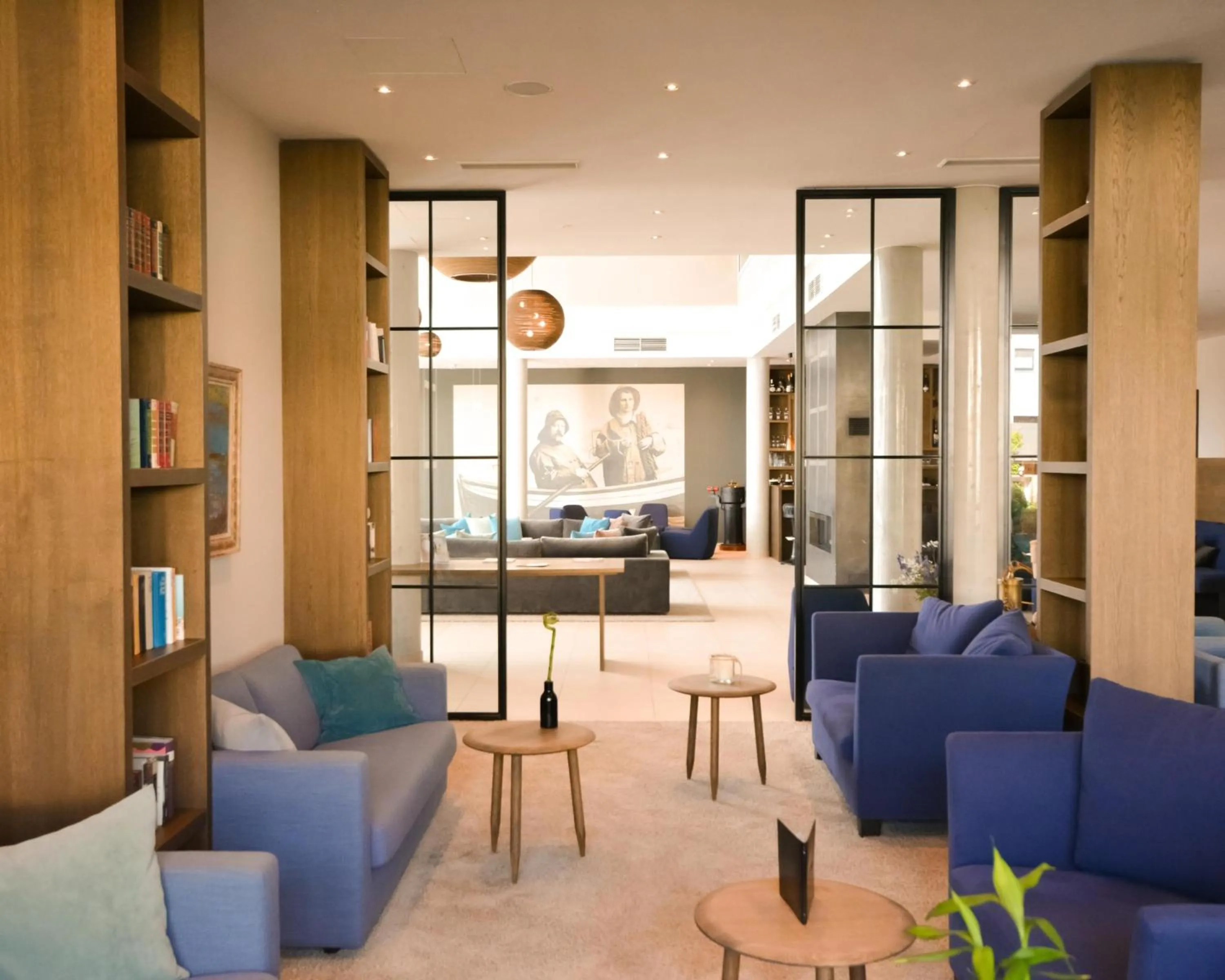 Seating area in SeeHuus Lifestyle Hotel