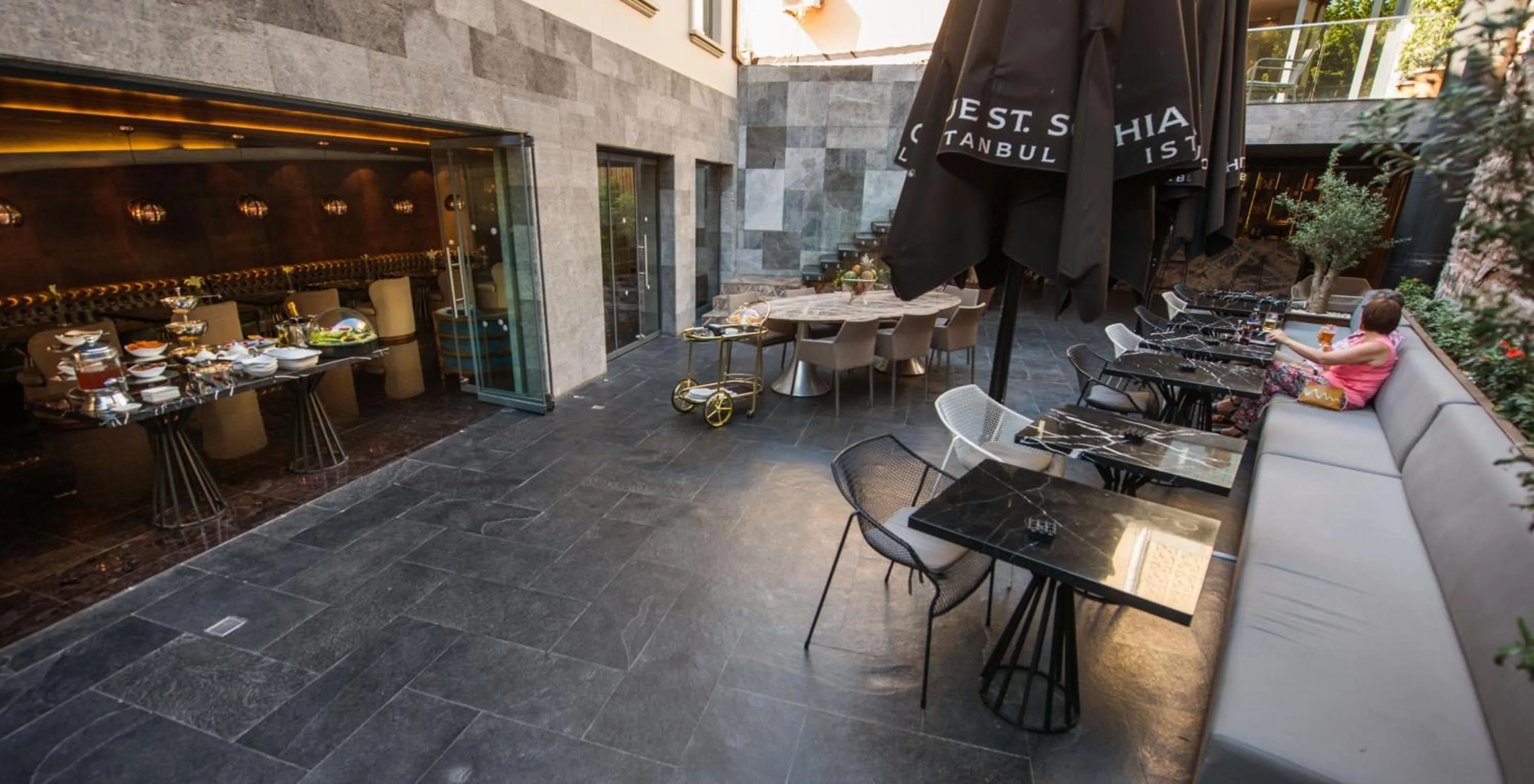 Garden in Hotel Saint Sophia