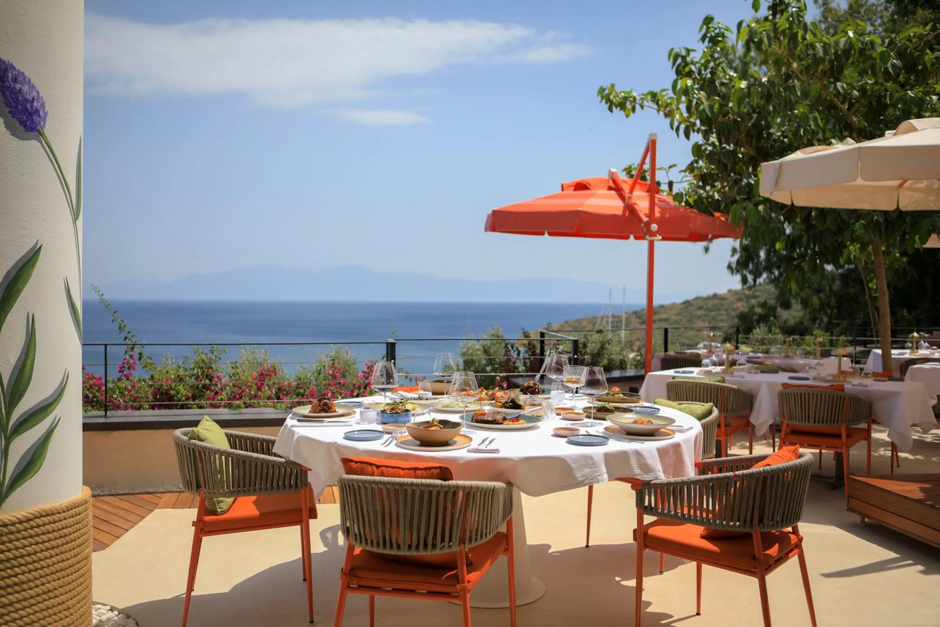 Patio in Kempinski Hotel Barbaros Bay Bodrum
