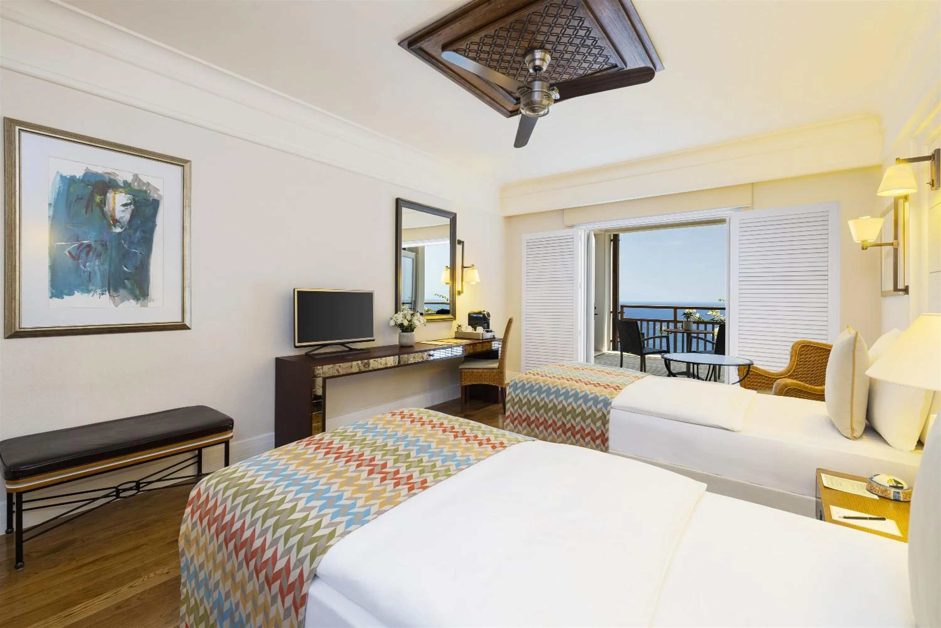 TV and multimedia, Bed in Kempinski Hotel Barbaros Bay Bodrum