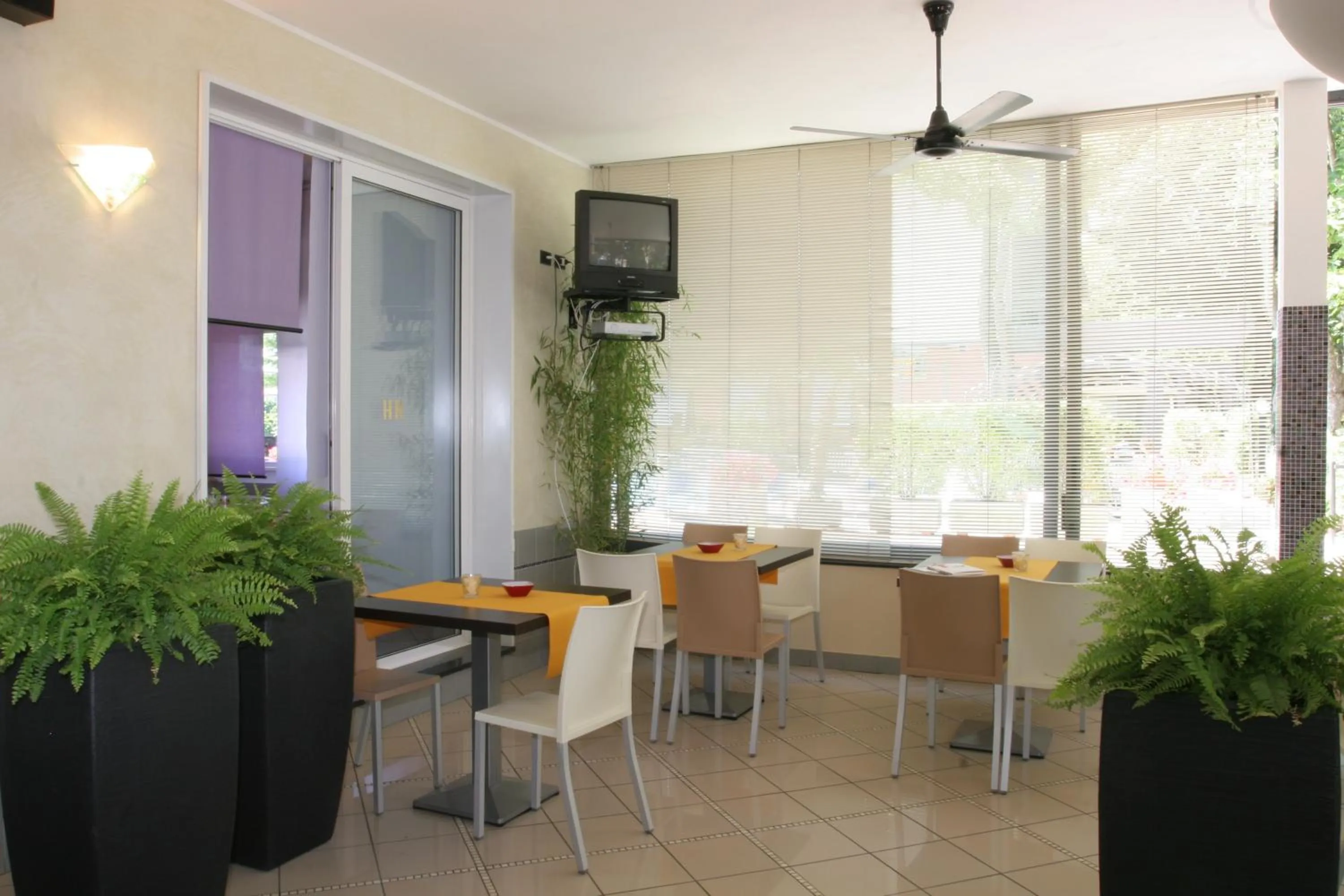 Communal lounge/ TV room in Hotel Villa Rossi