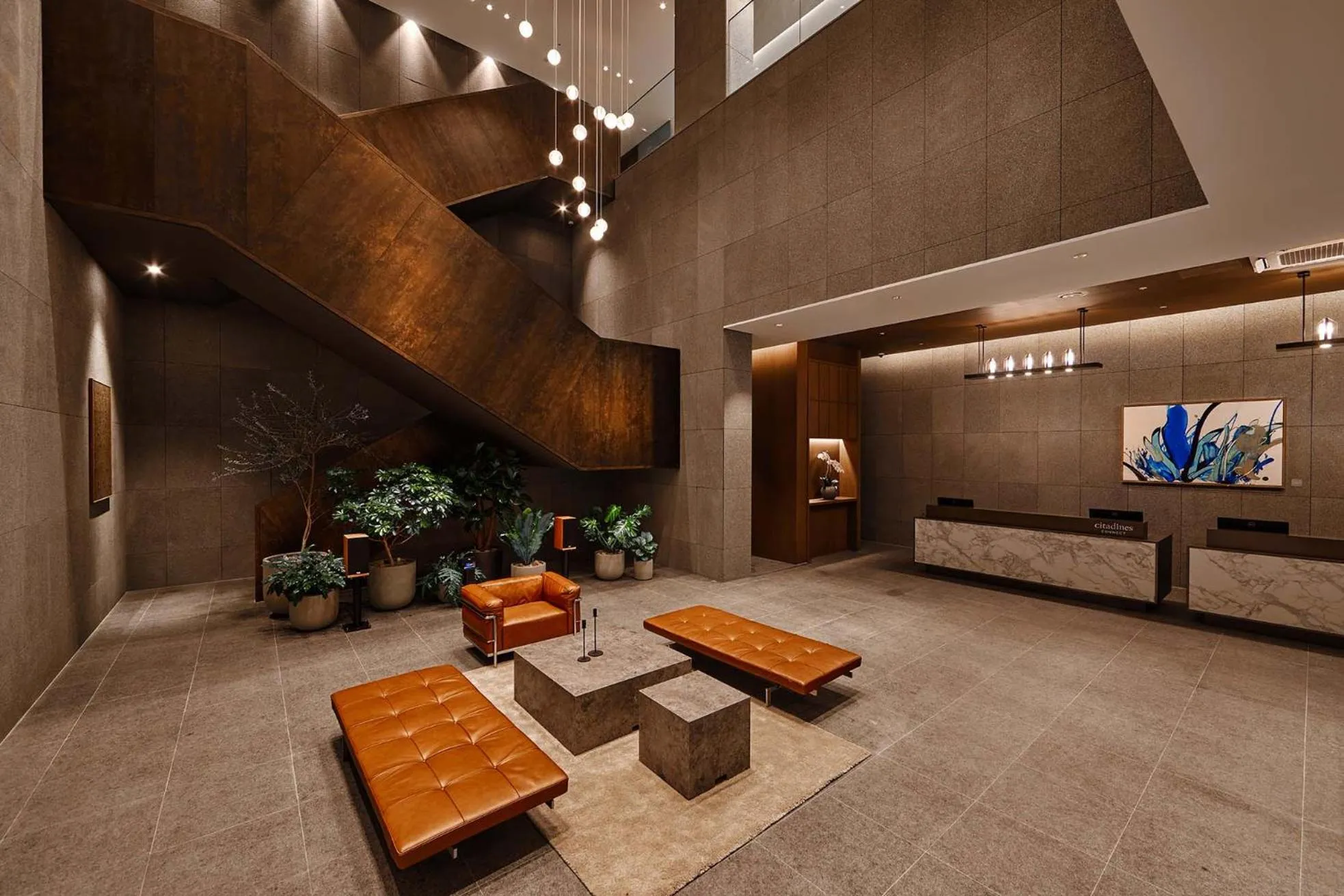 Lobby or reception in Citadines Connect Hari Busan