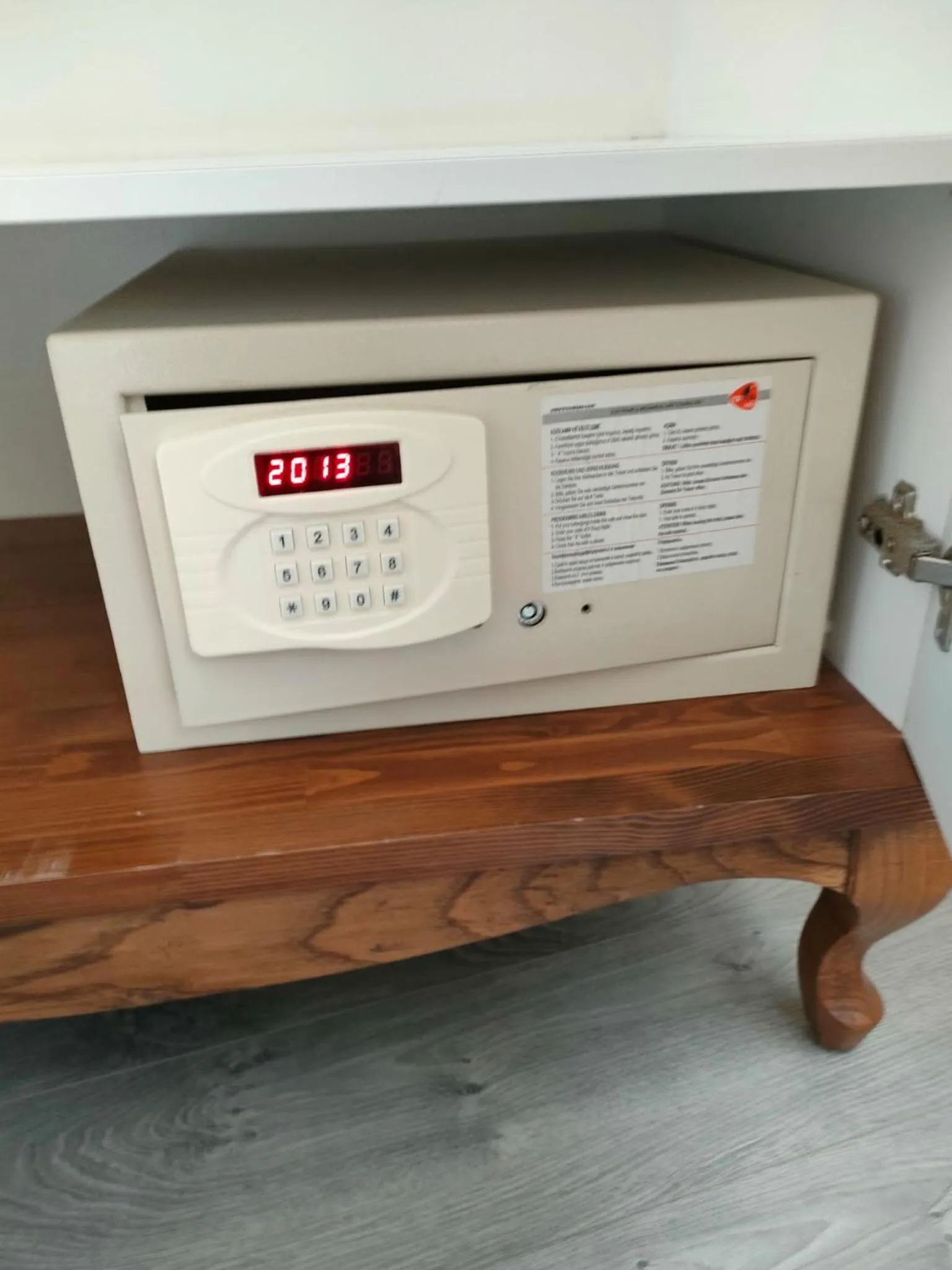 safe in Ozmen Hotel Old Town Kaleiçi