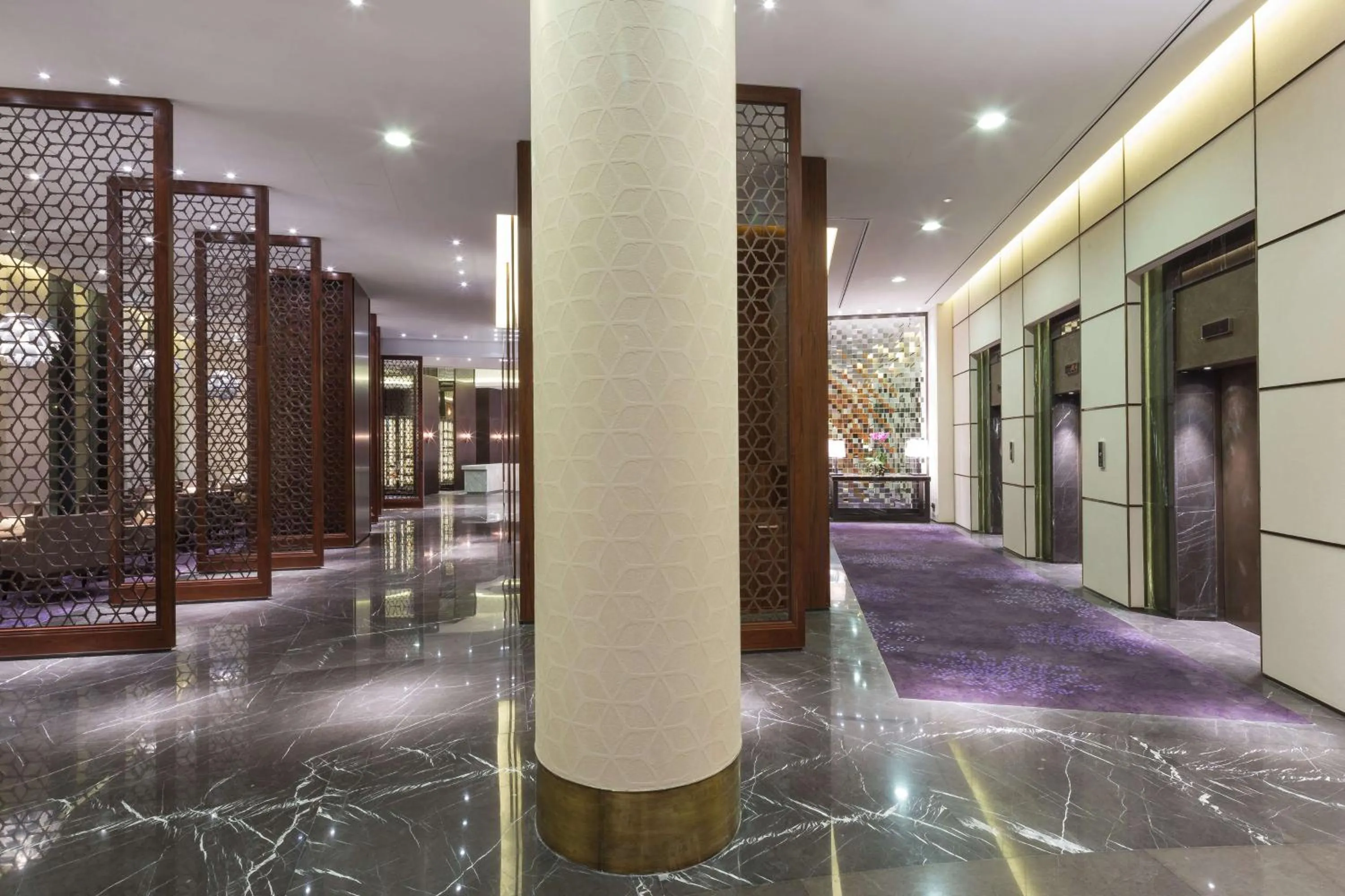 Lobby or reception in Hilton Kyiv