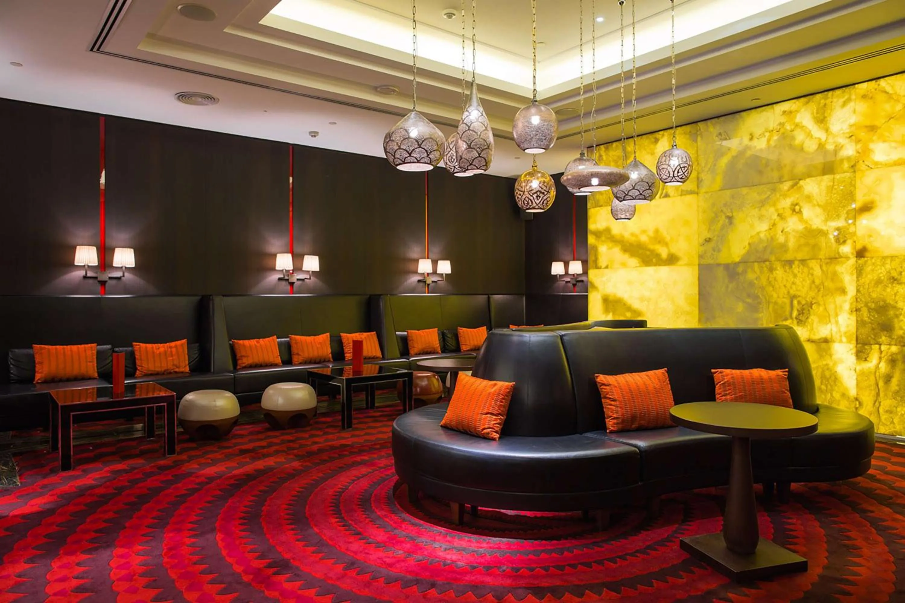 Lobby or reception in Hilton Kyiv