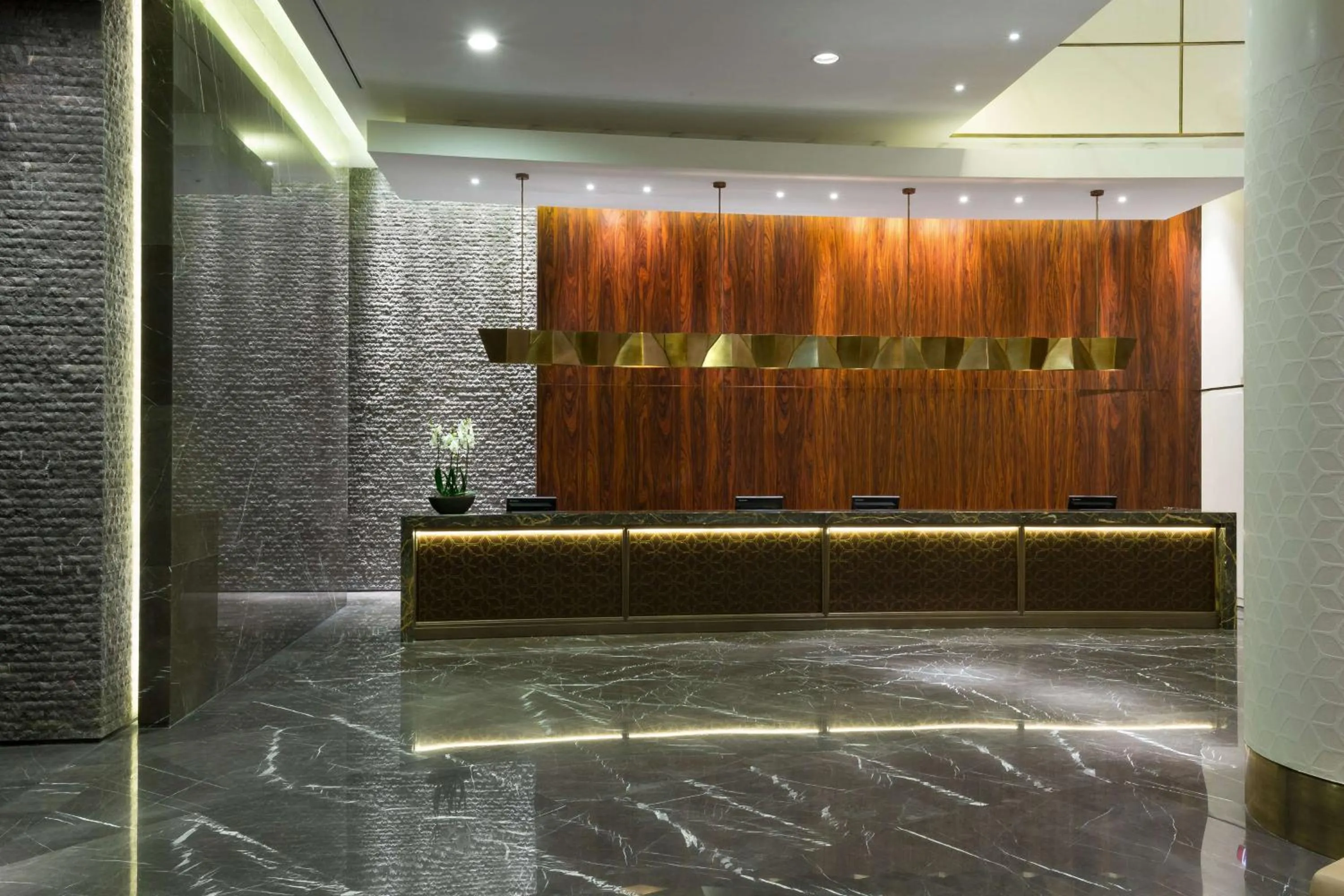 Lobby or reception in Hilton Kyiv