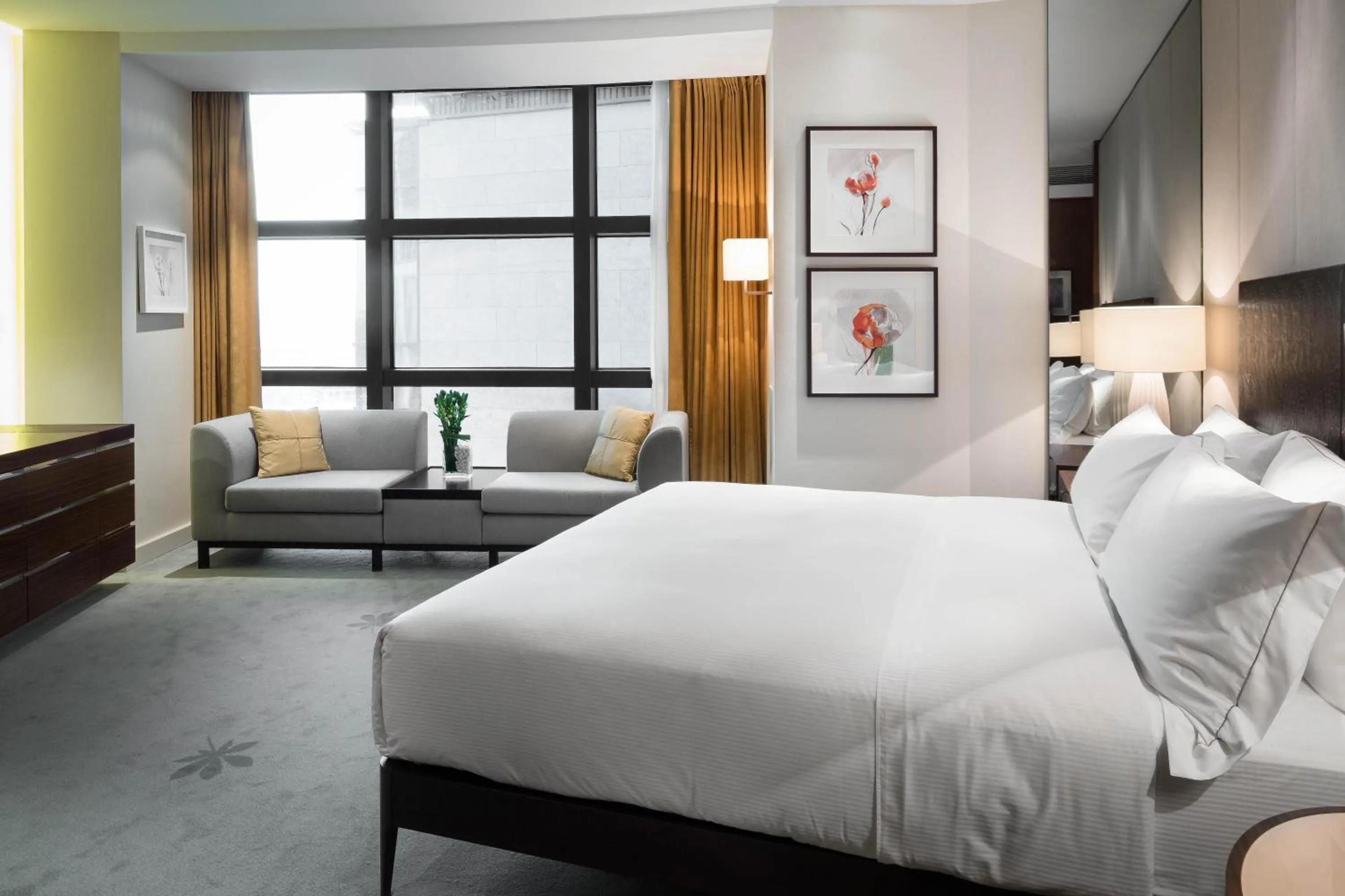 Bedroom, Bed in Hilton Kyiv