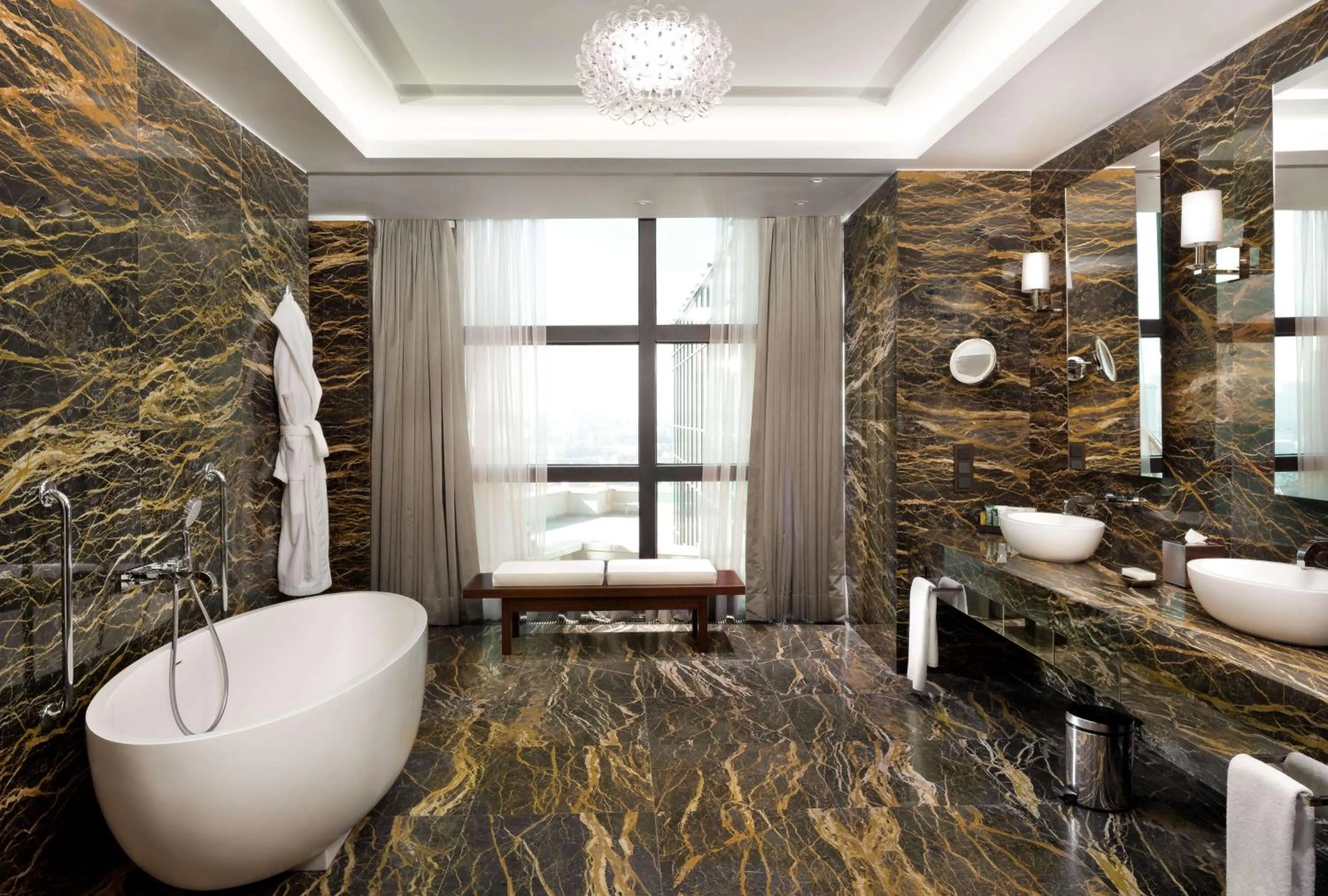 Bathroom in Hilton Kyiv