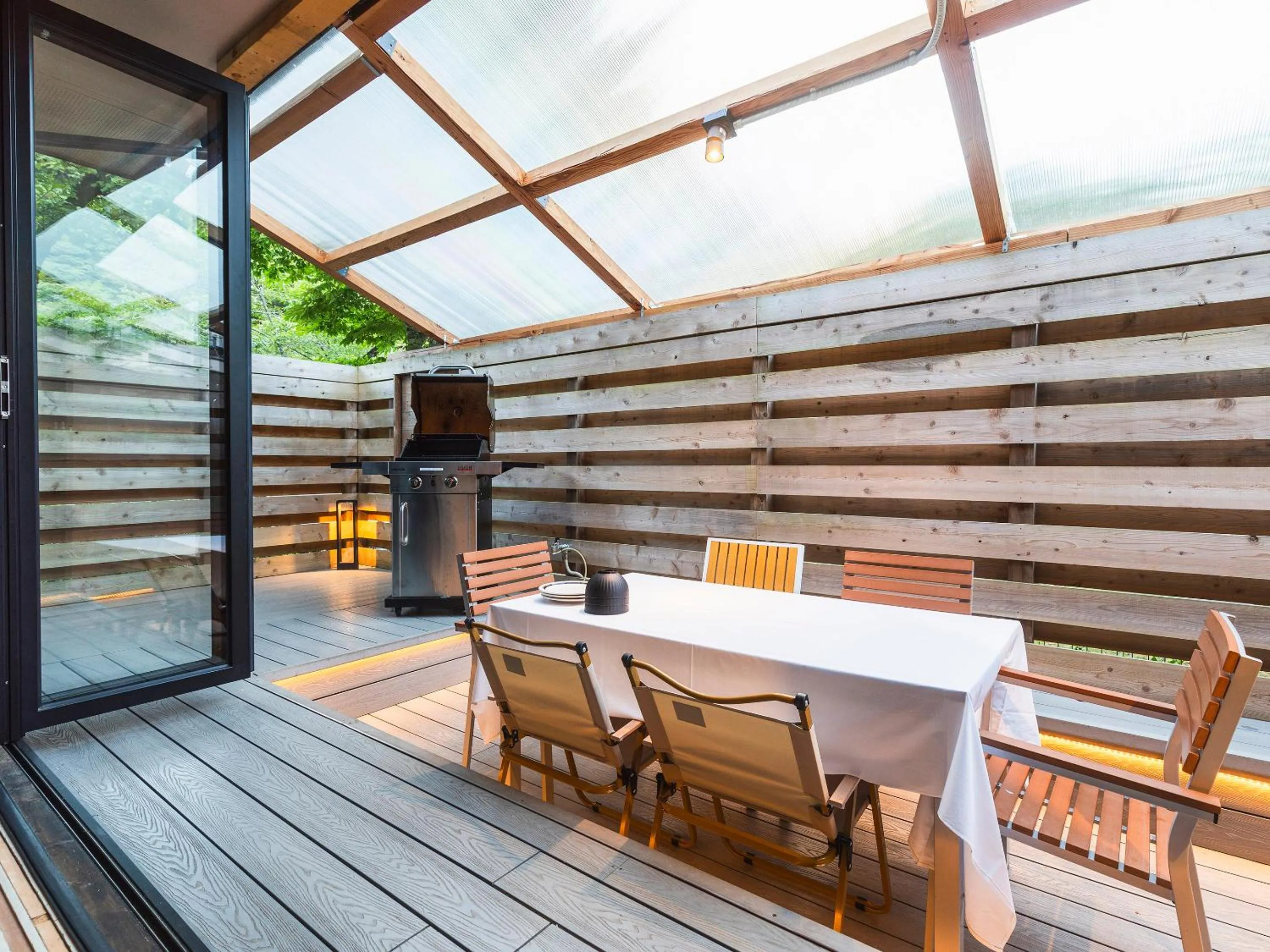 Balcony/Terrace in SPRINGS VILLAGE 足柄 丹沢温泉リゾート＆グランピング