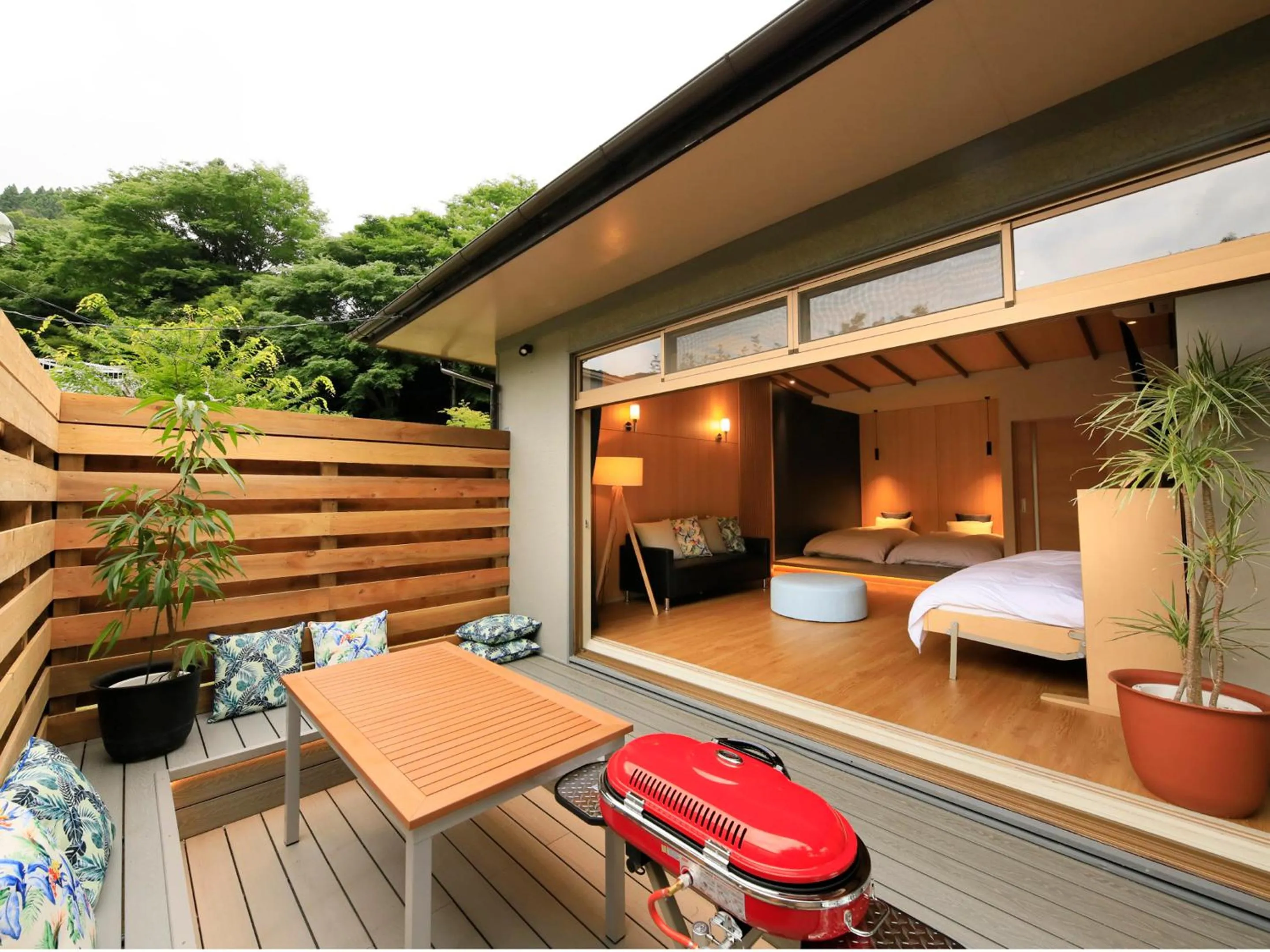 Balcony/Terrace in SPRINGS VILLAGE 足柄 丹沢温泉リゾート＆グランピング