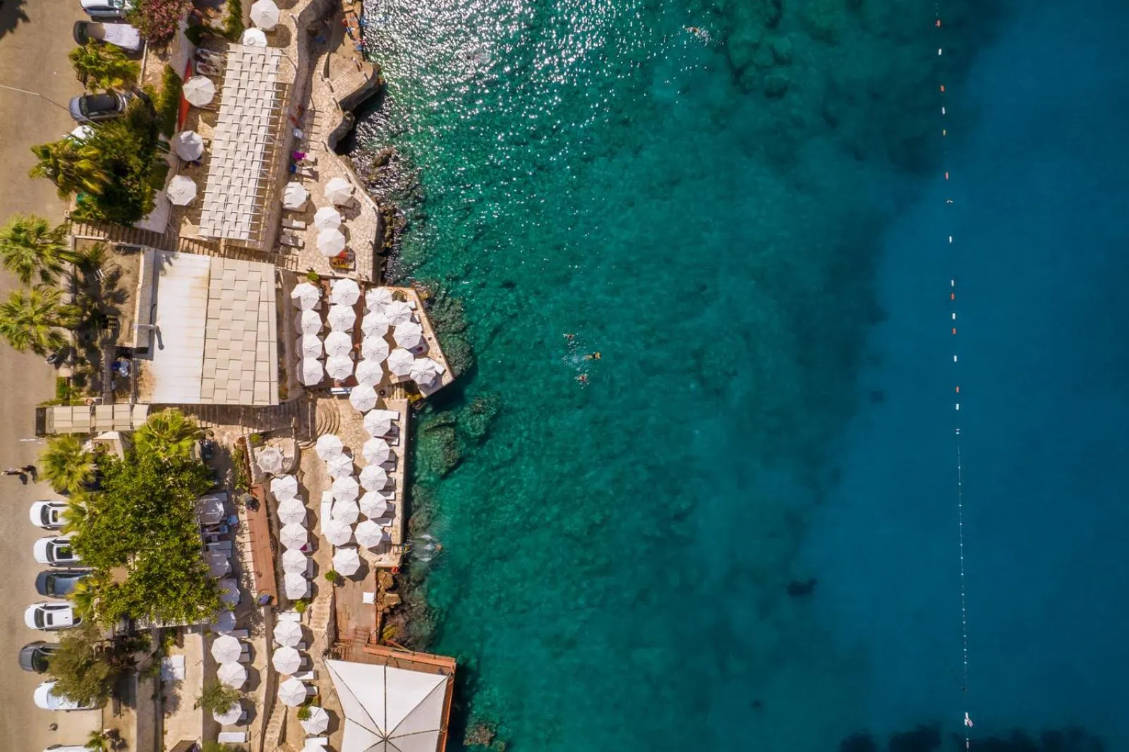 Bird's eye view in Hera Hotel