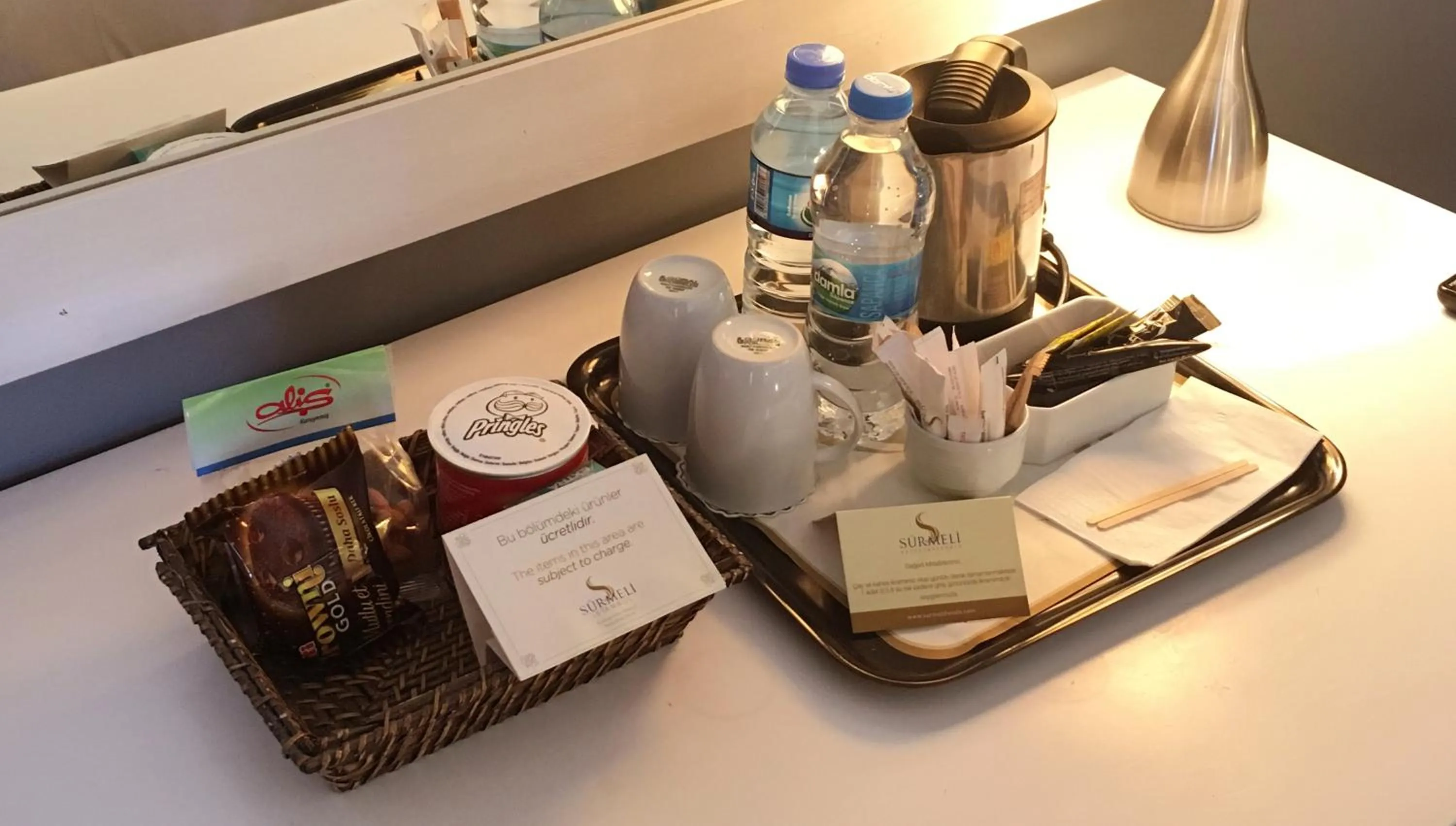 Food and drinks in Surmeli Istanbul Hotel