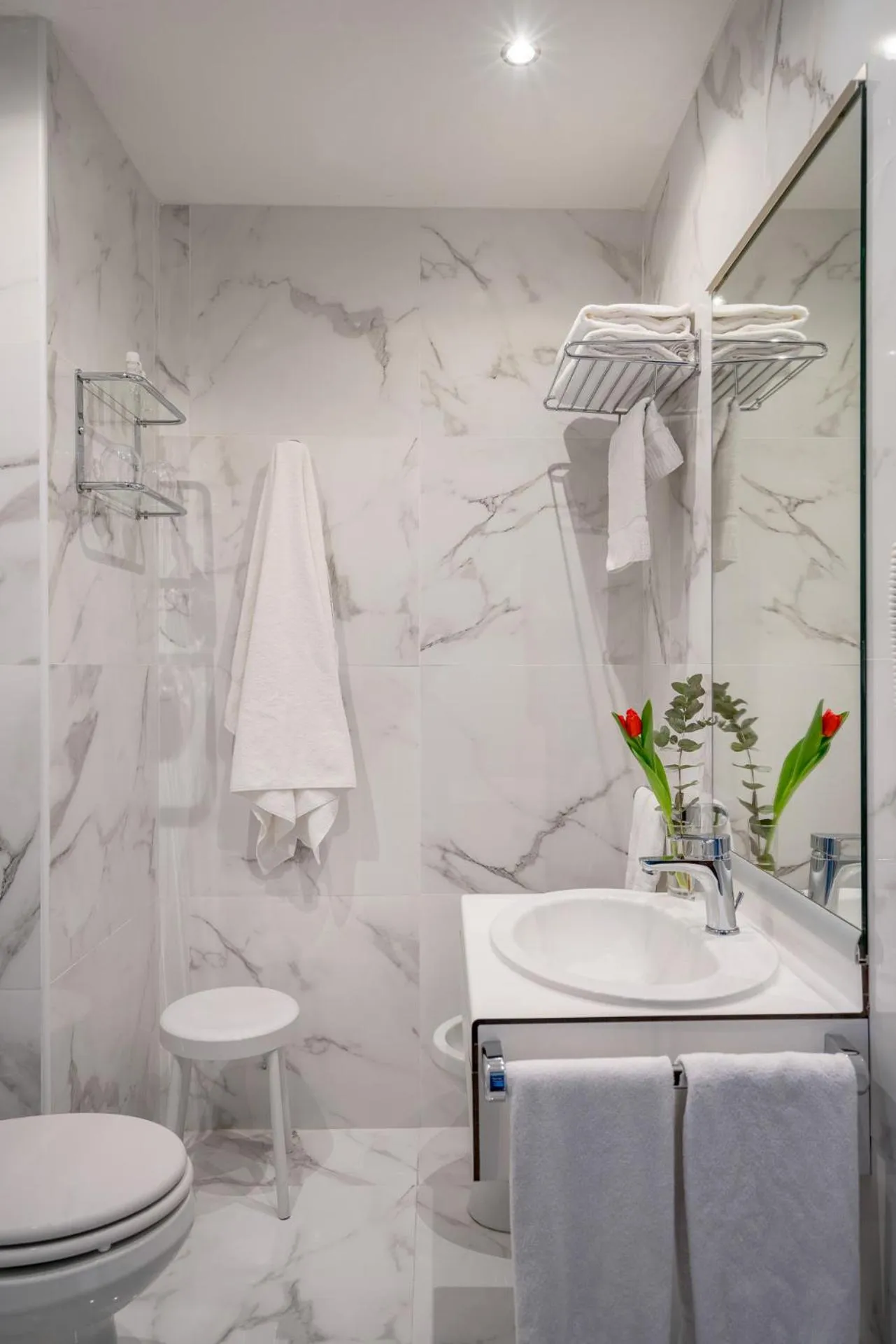 Bathroom in Hotel Re Enzo