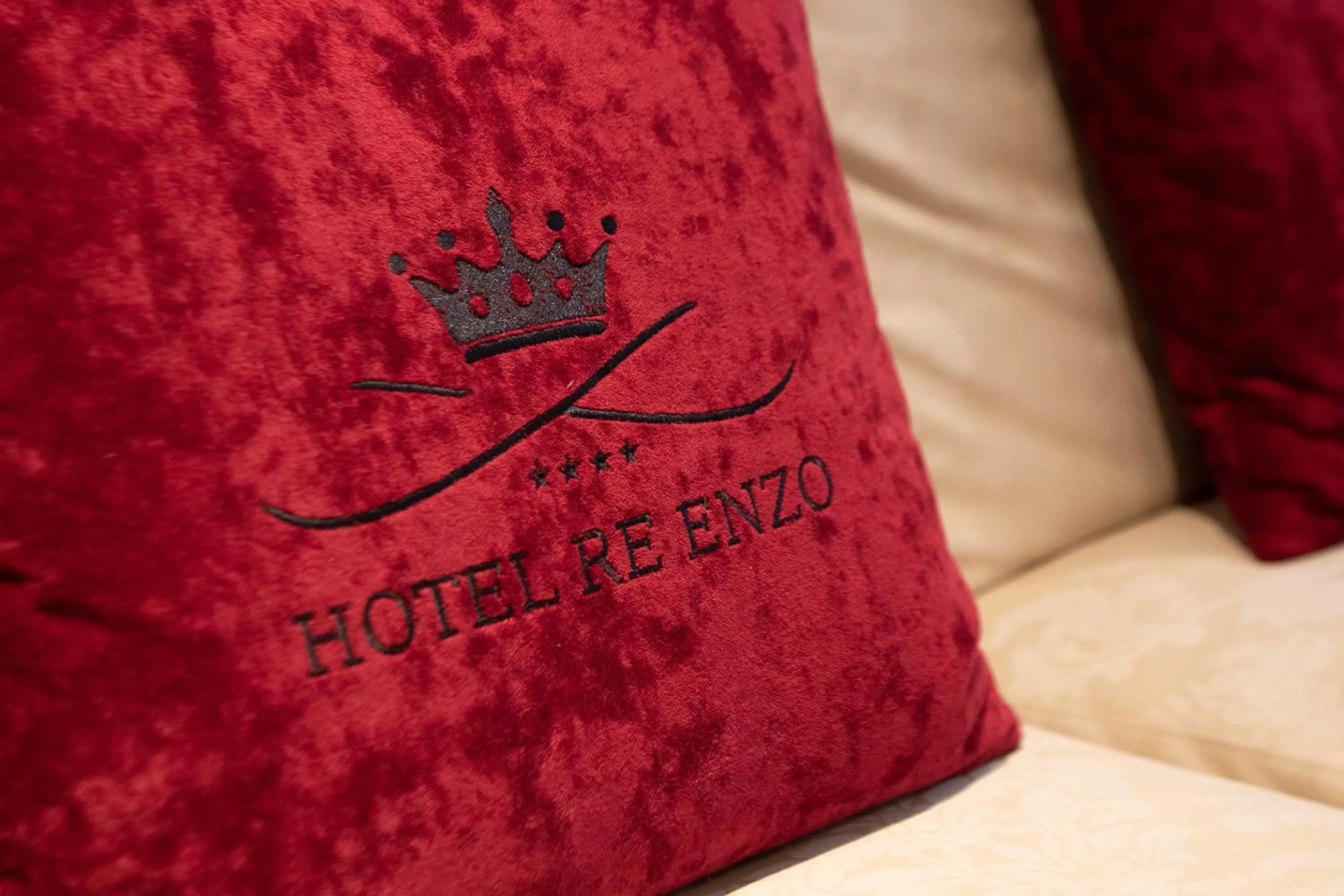 Decorative detail in Hotel Re Enzo