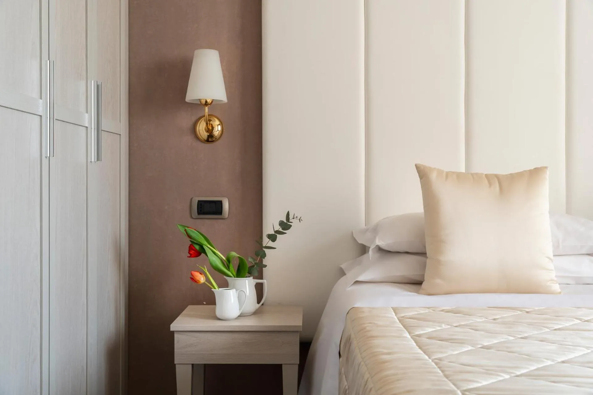 Bedroom, Bed in Hotel Re Enzo