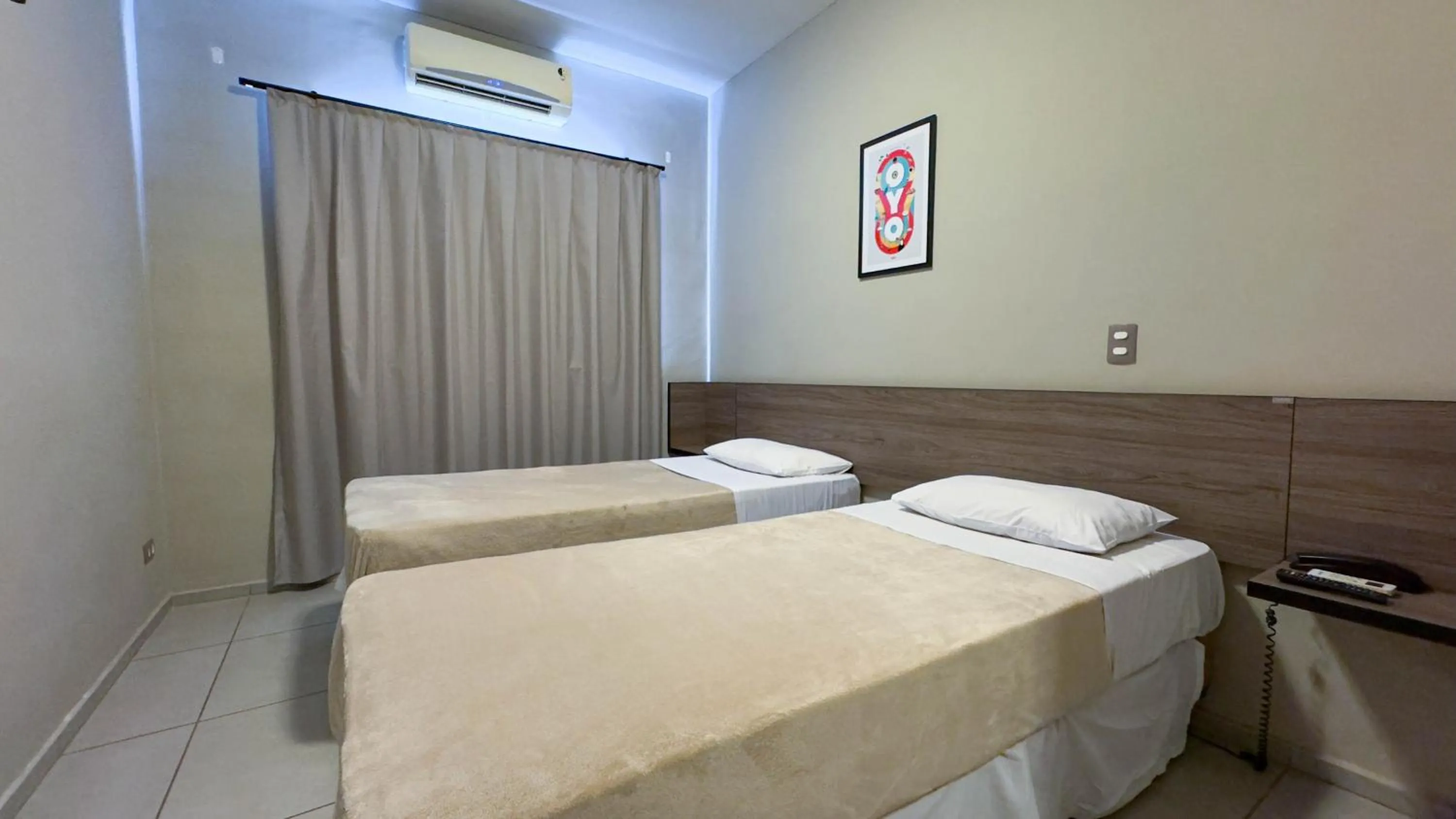 Bed in I-Hotel Piracicaba