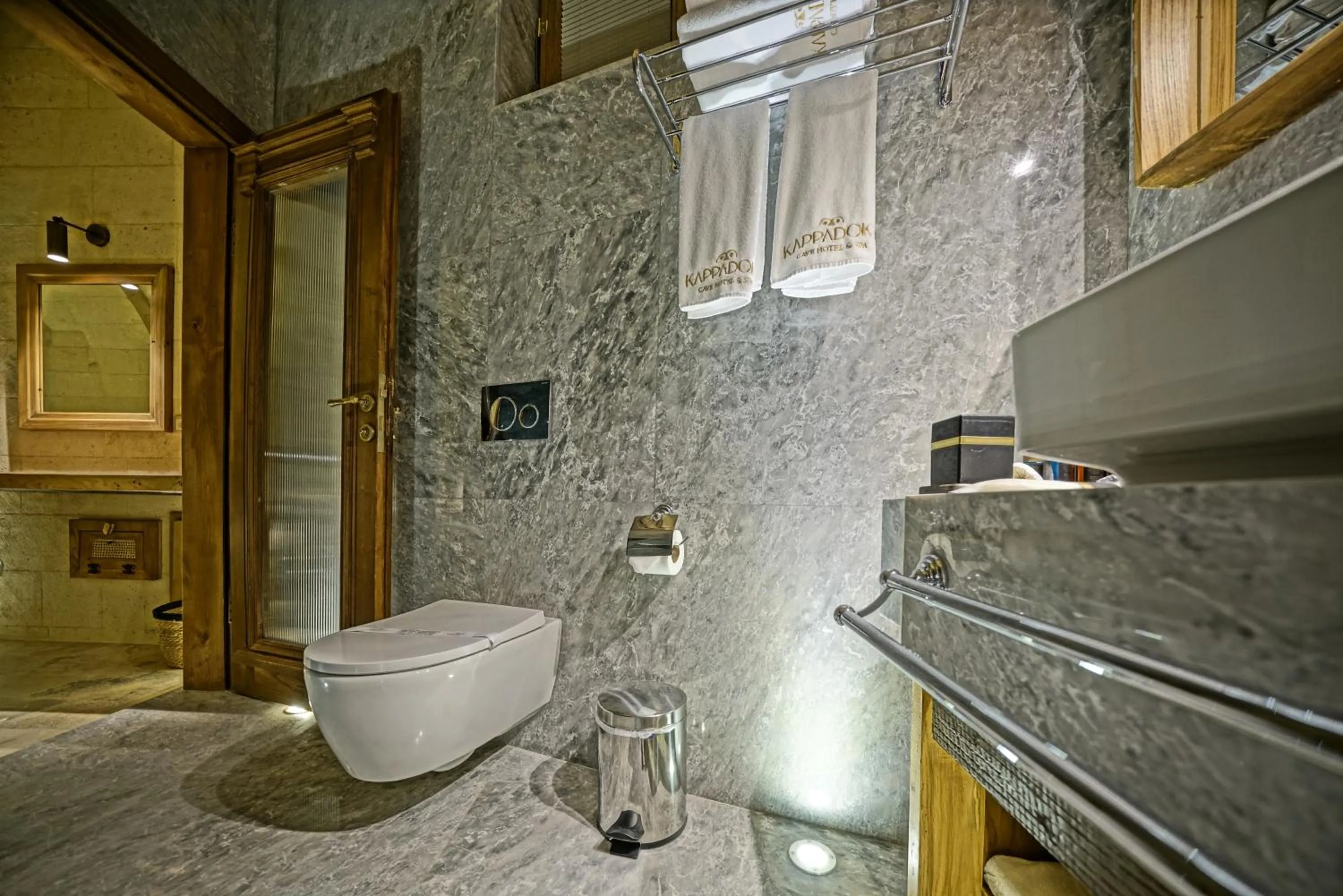 Bathroom in Kappadoks Cave Hotel
