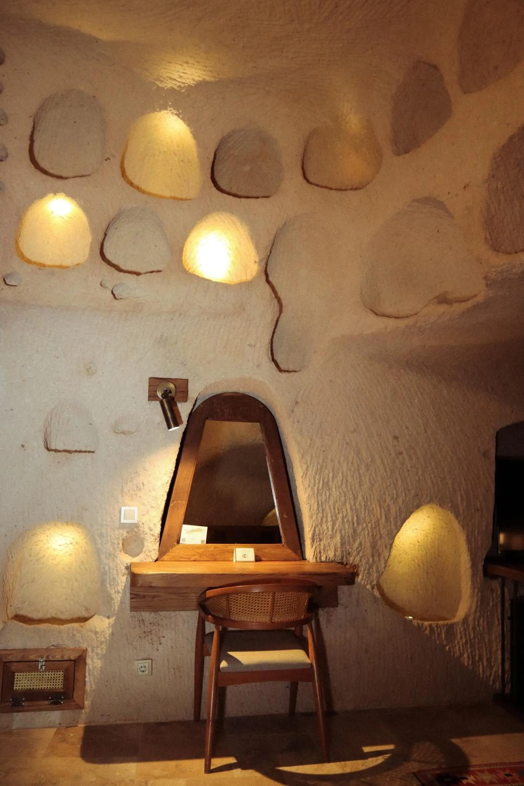 Living room in Kappadoks Cave Hotel