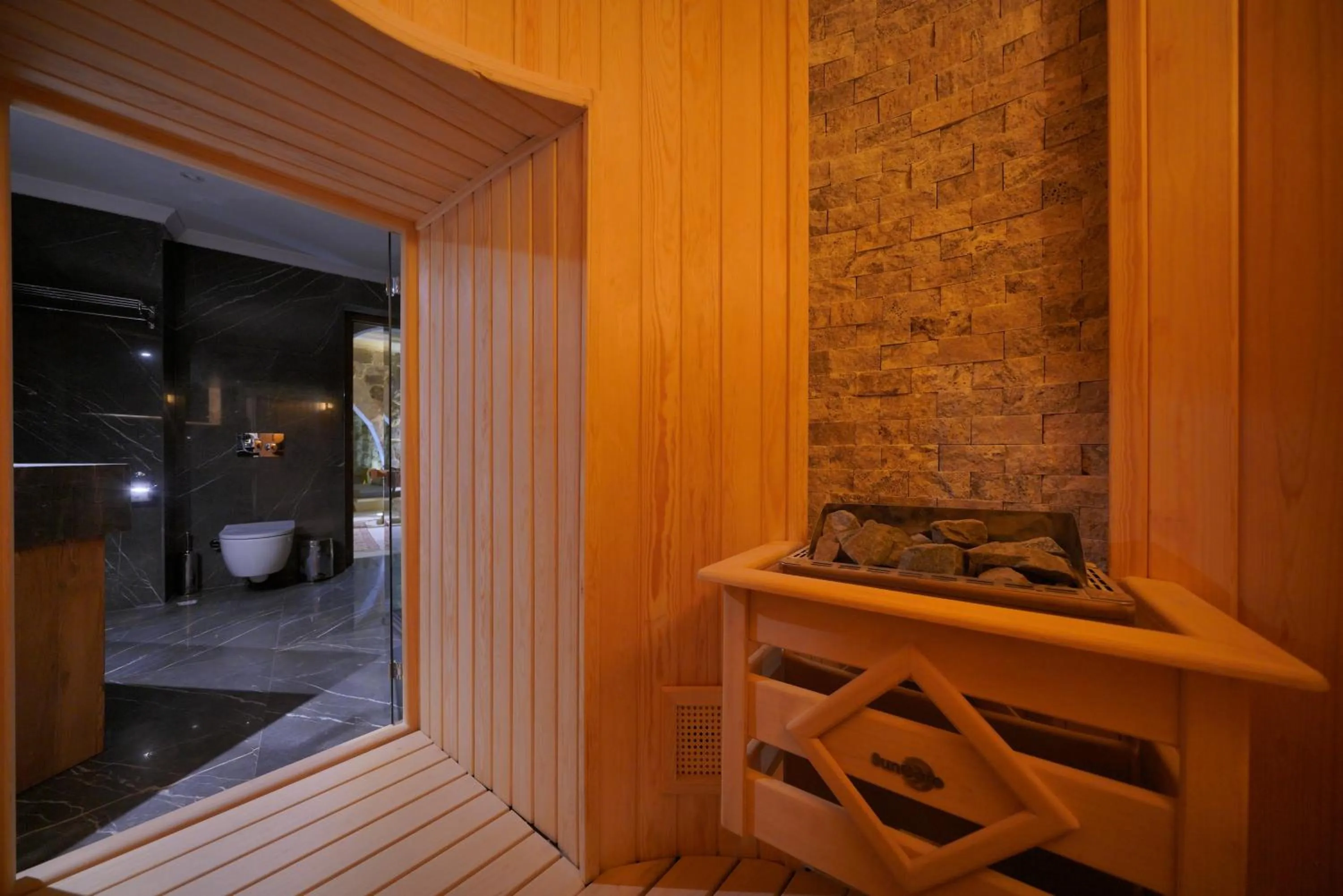 Sauna in Kappadoks Cave Hotel