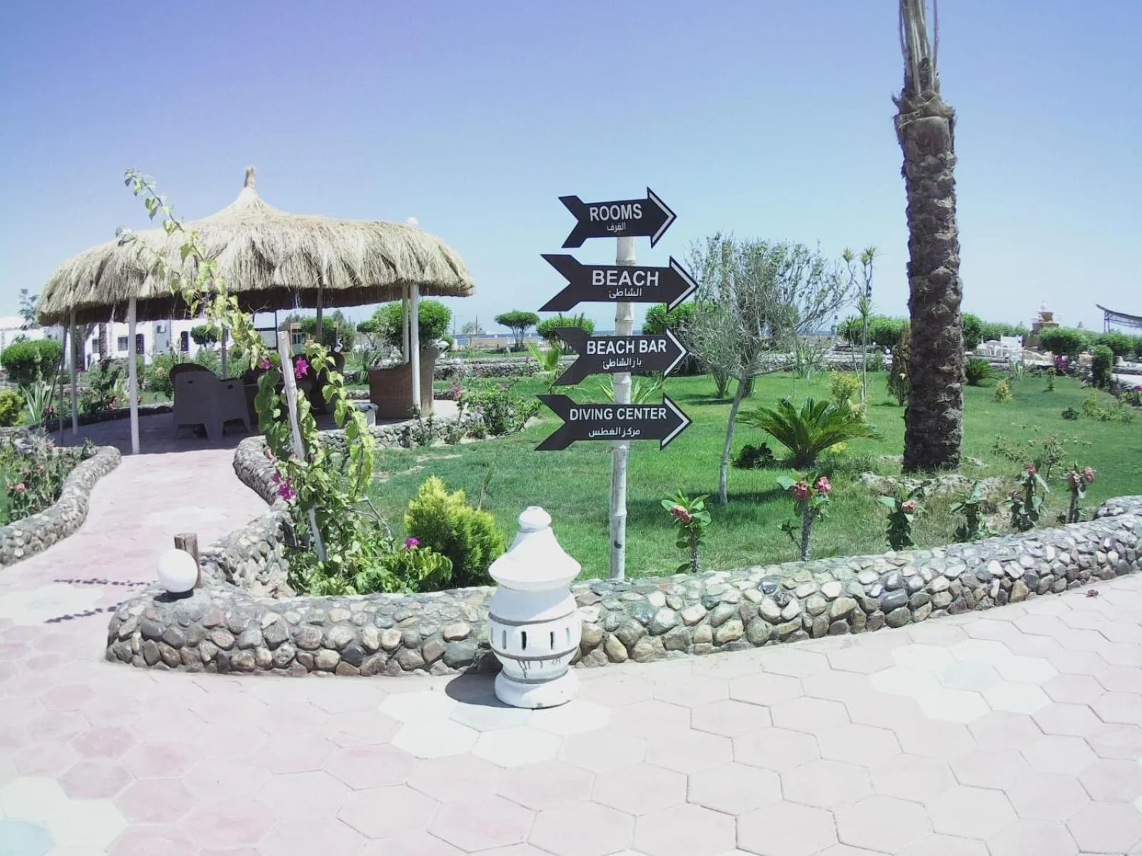 Patio in Dolphin Continental Hotel