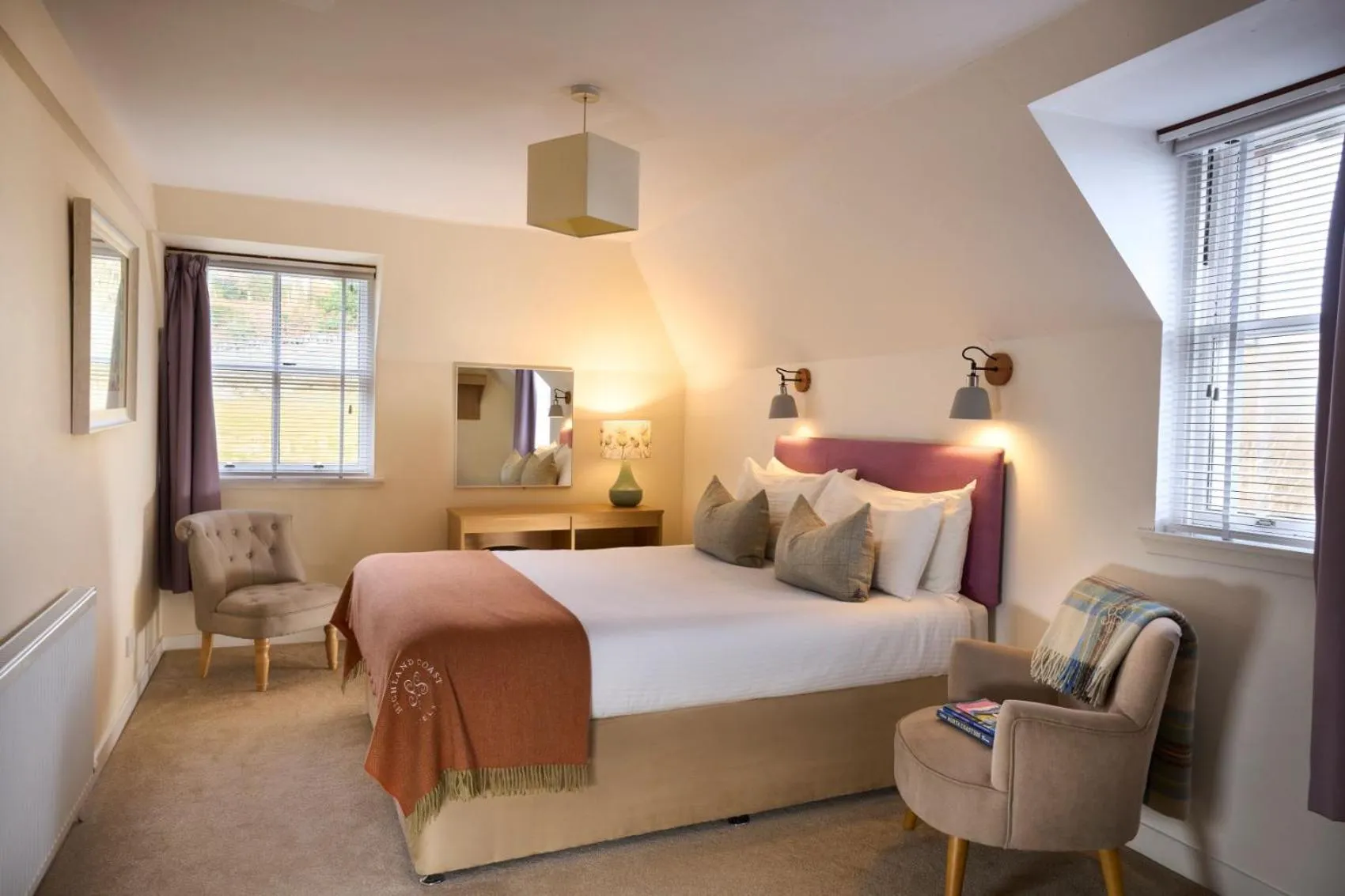 Bed in Plockton Inn, by Highland Coast Hotels
