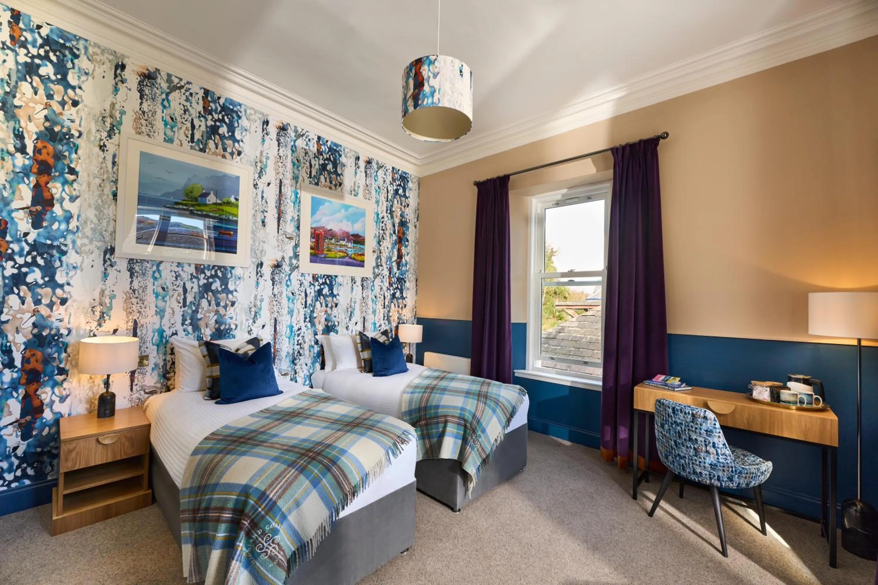 Bed in Plockton Inn, by Highland Coast Hotels