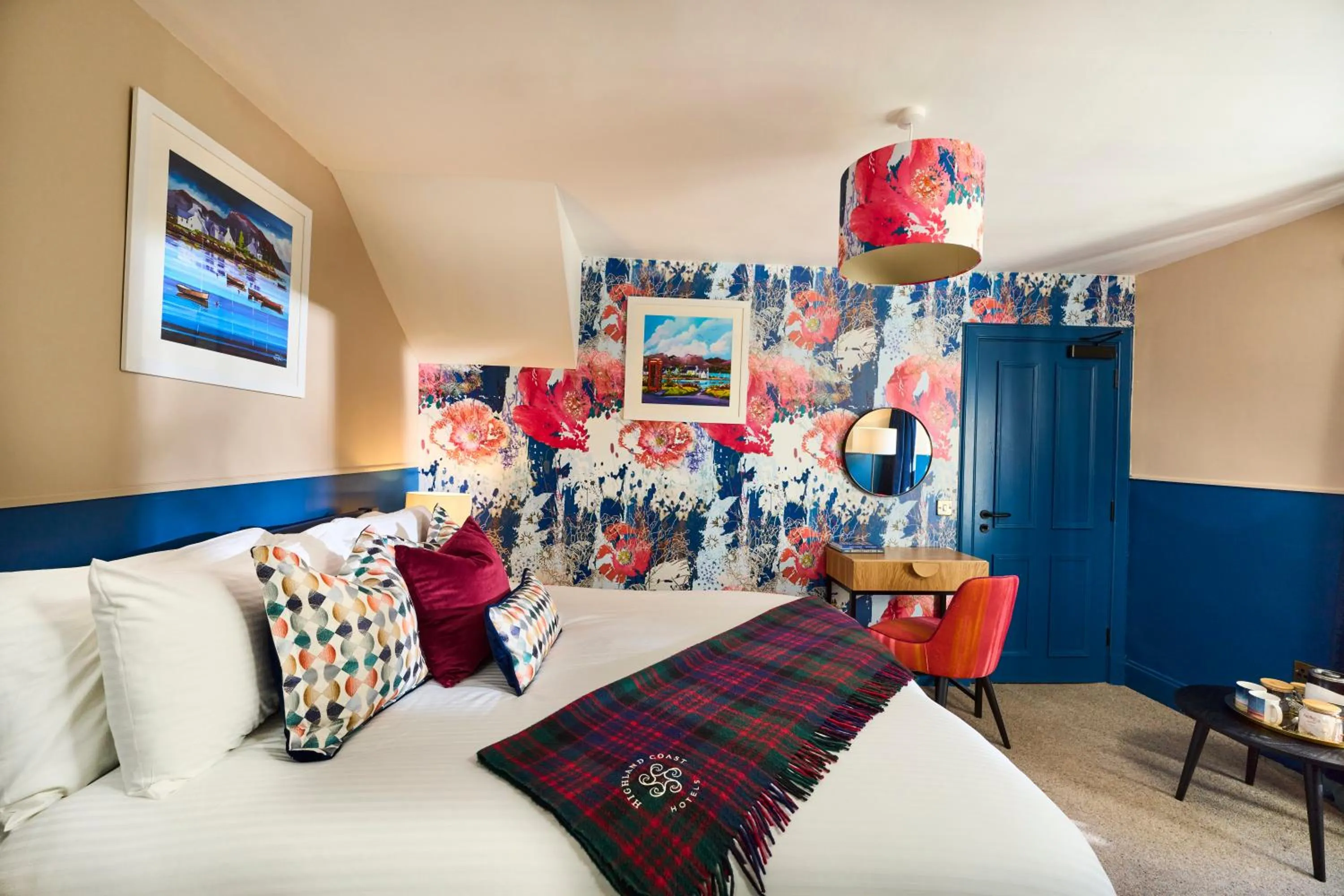 Bed in Plockton Inn, by Highland Coast Hotels