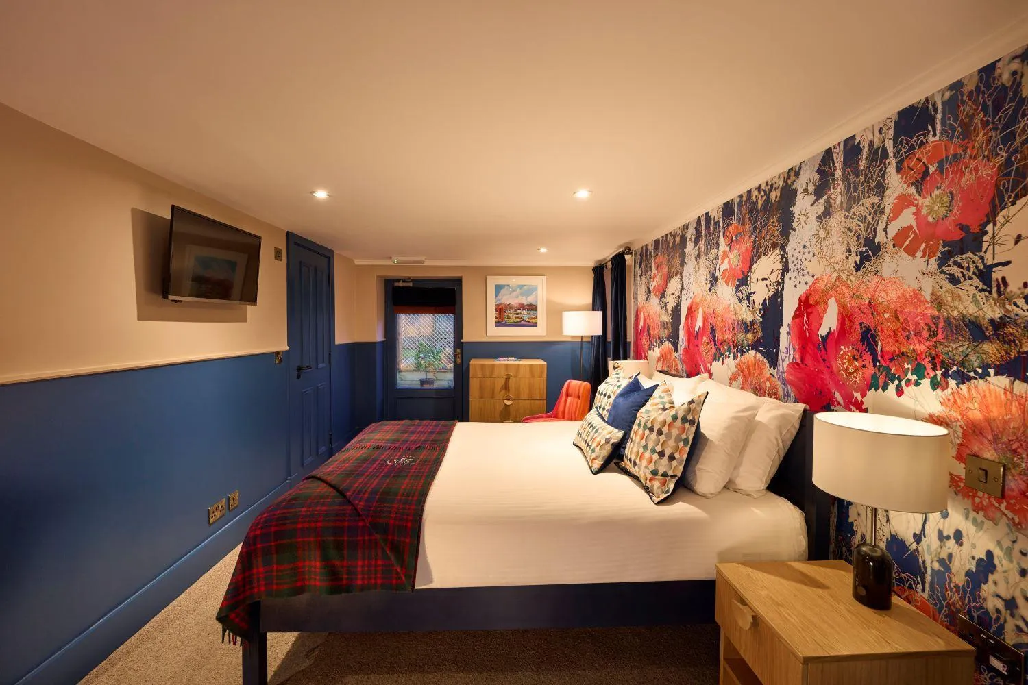 Bed in Plockton Inn, by Highland Coast Hotels