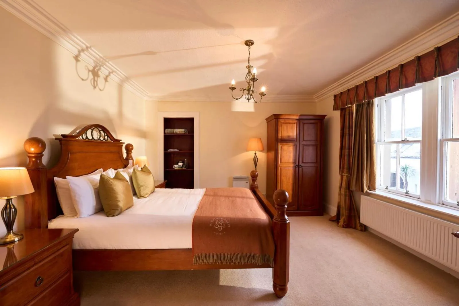 Bed in Plockton Inn, by Highland Coast Hotels