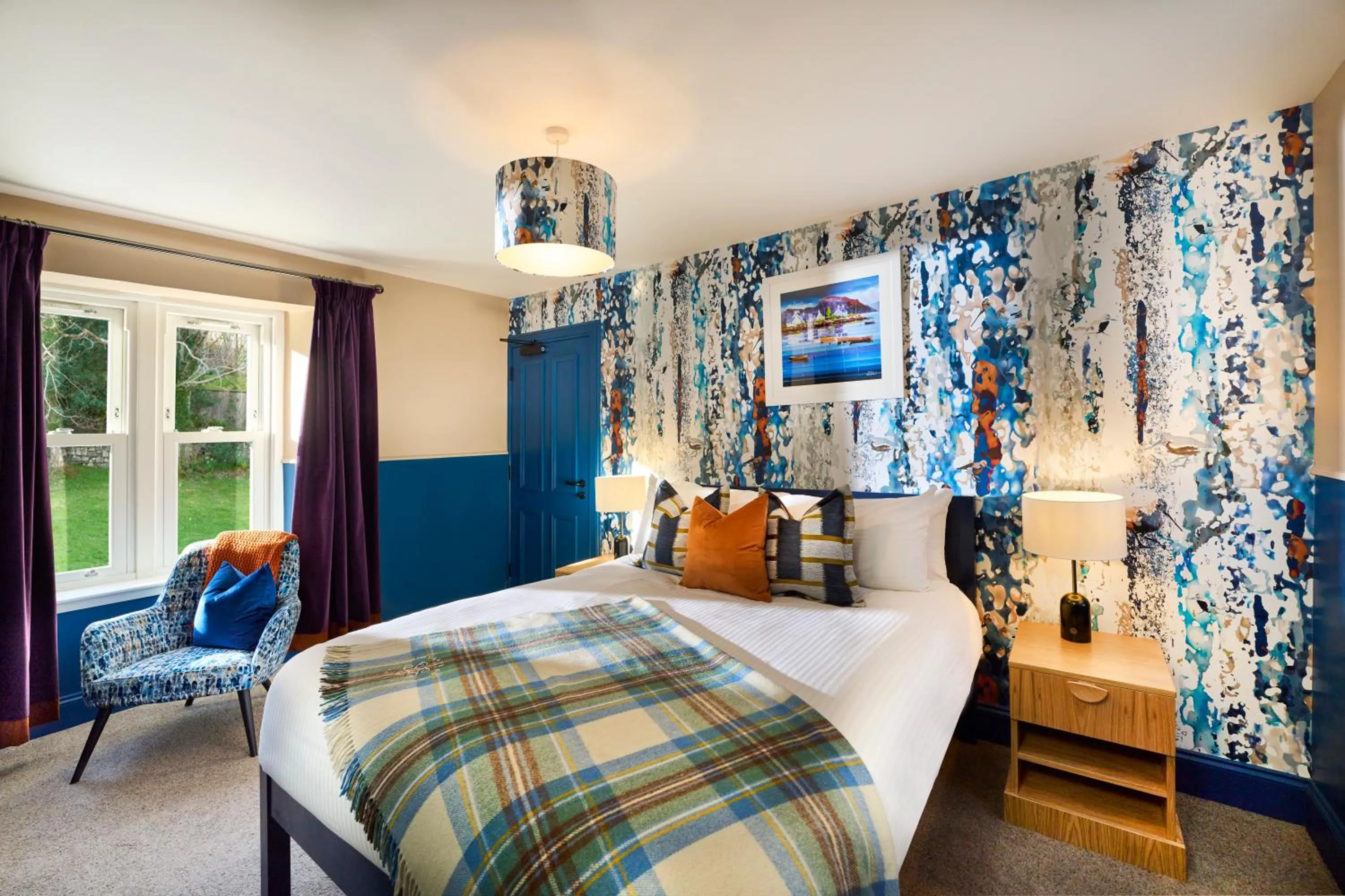 Bed in Plockton Inn, by Highland Coast Hotels