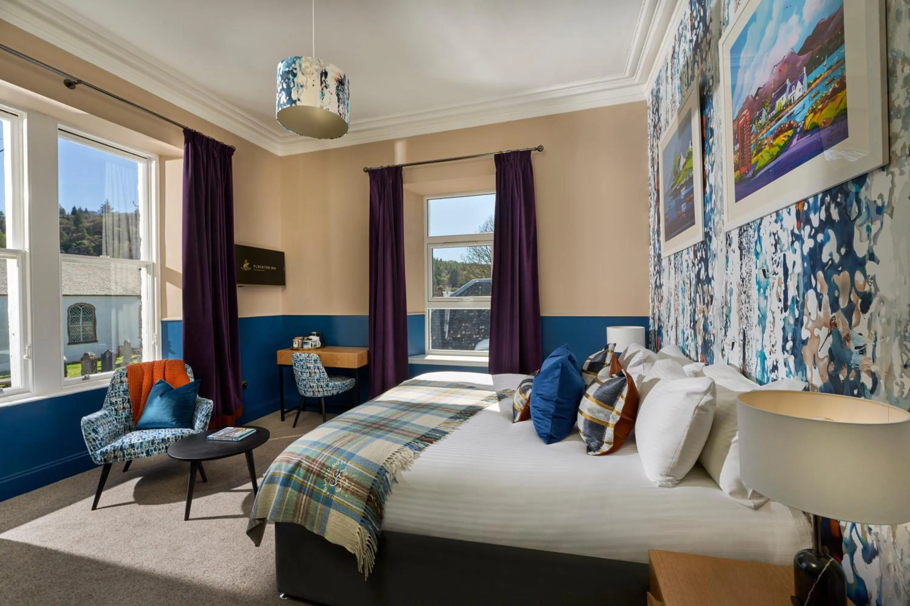 Bed in Plockton Inn, by Highland Coast Hotels