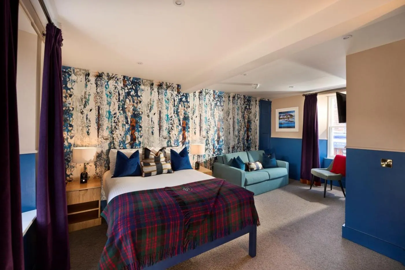 Bed in Plockton Inn, by Highland Coast Hotels