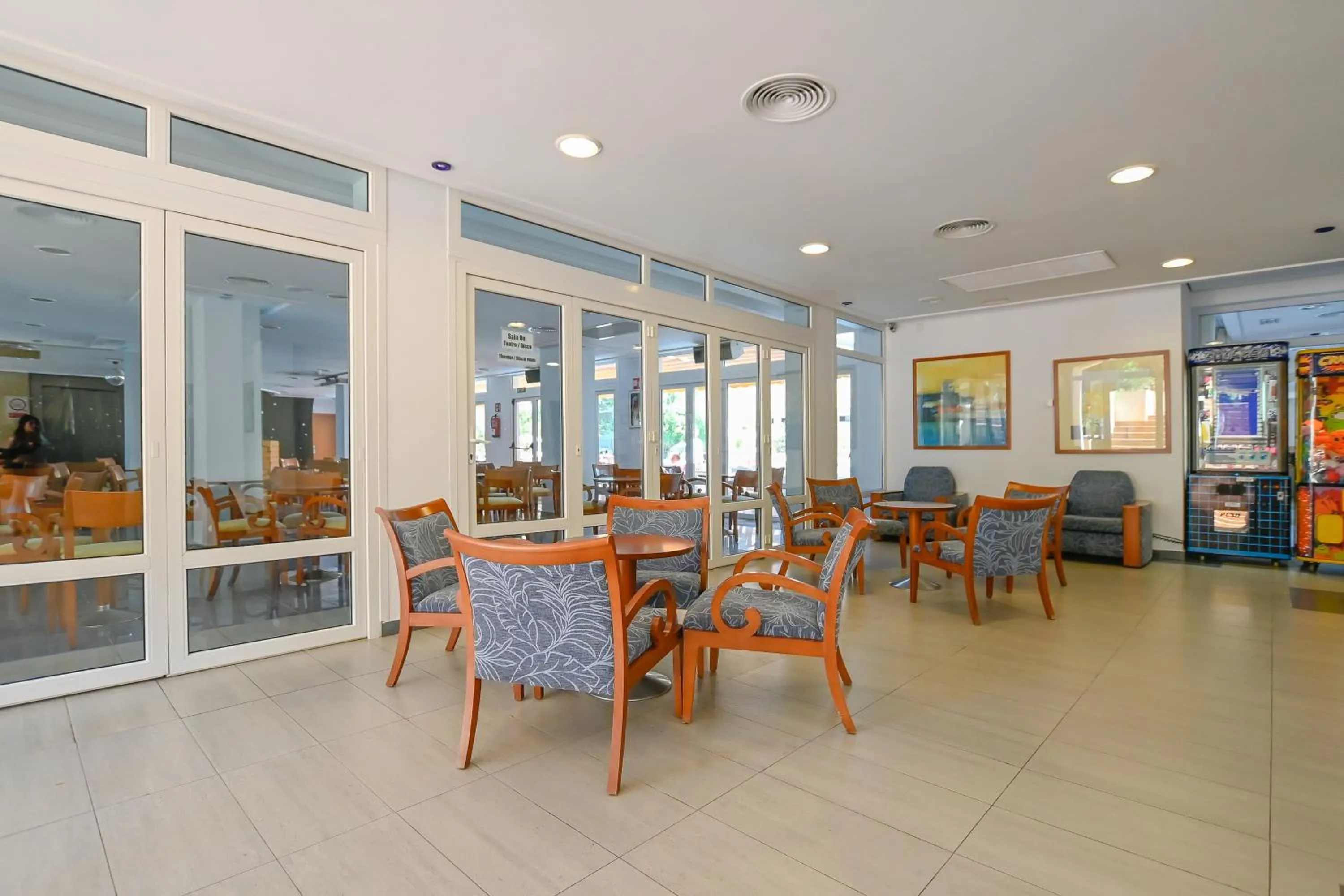 Seating area in O7 Club Cala Ratjada