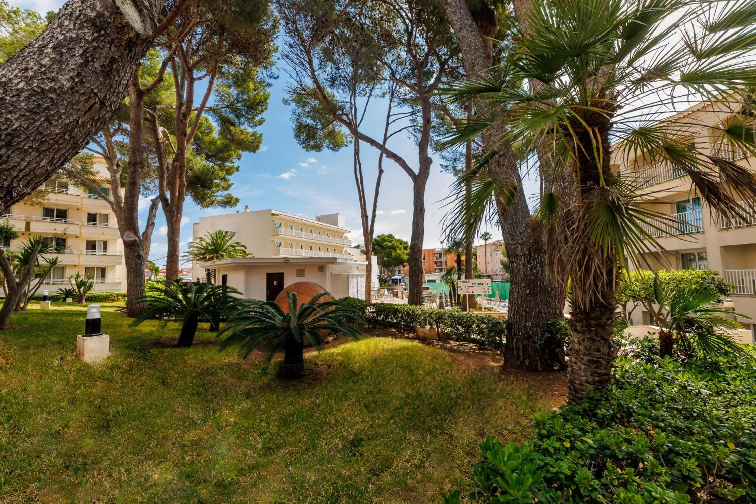 Garden view in O7 Club Cala Ratjada