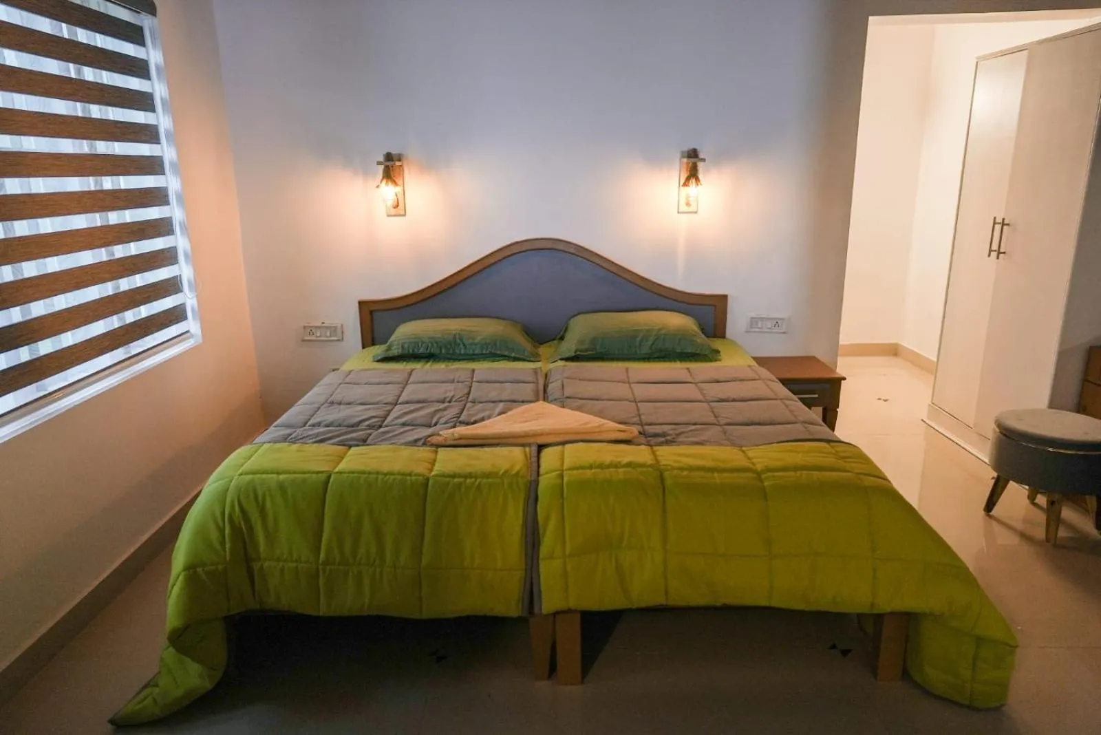 Bed in The Nirvana Resort Munnar
