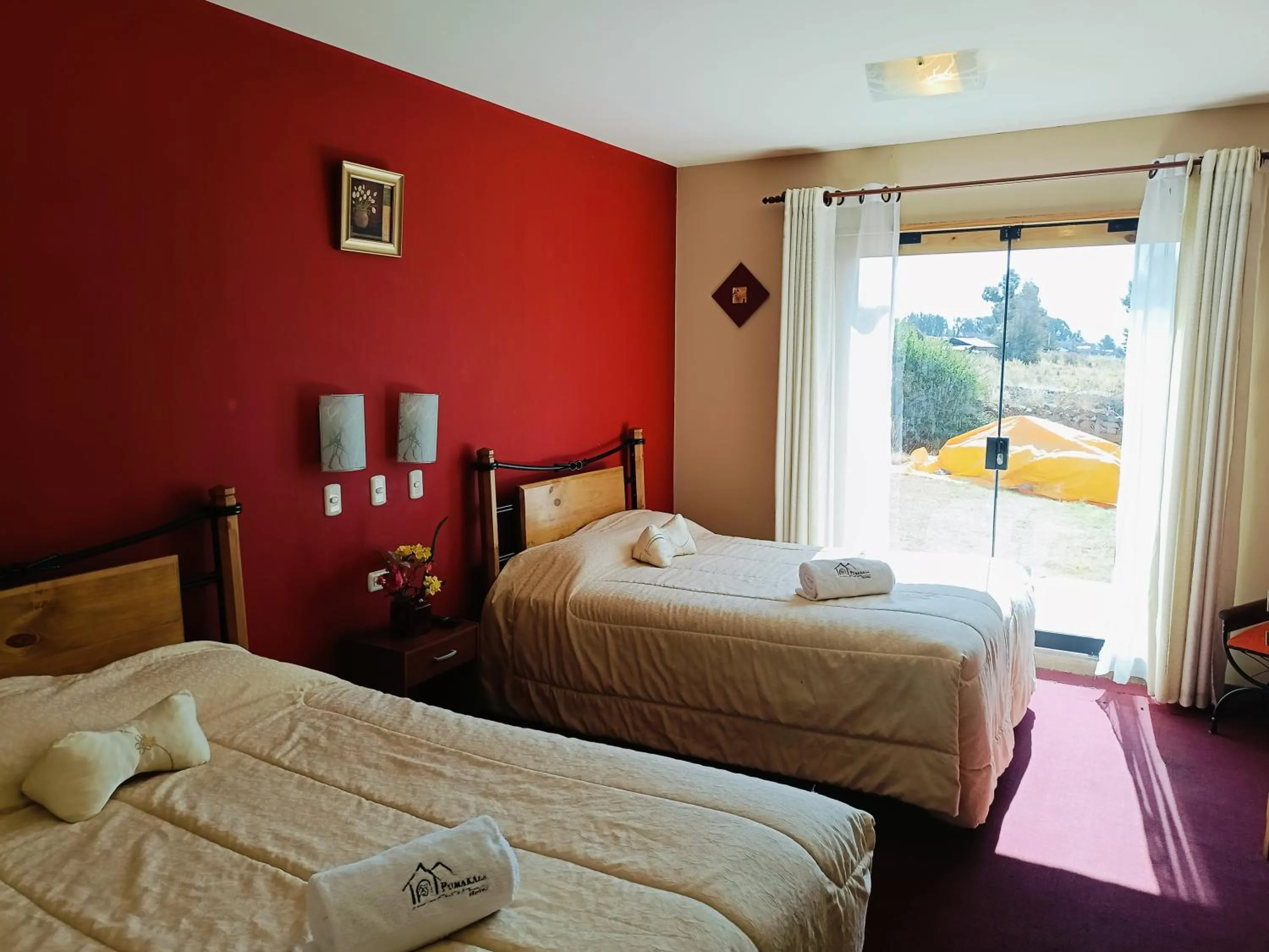 Bed in Hotel Pumakala