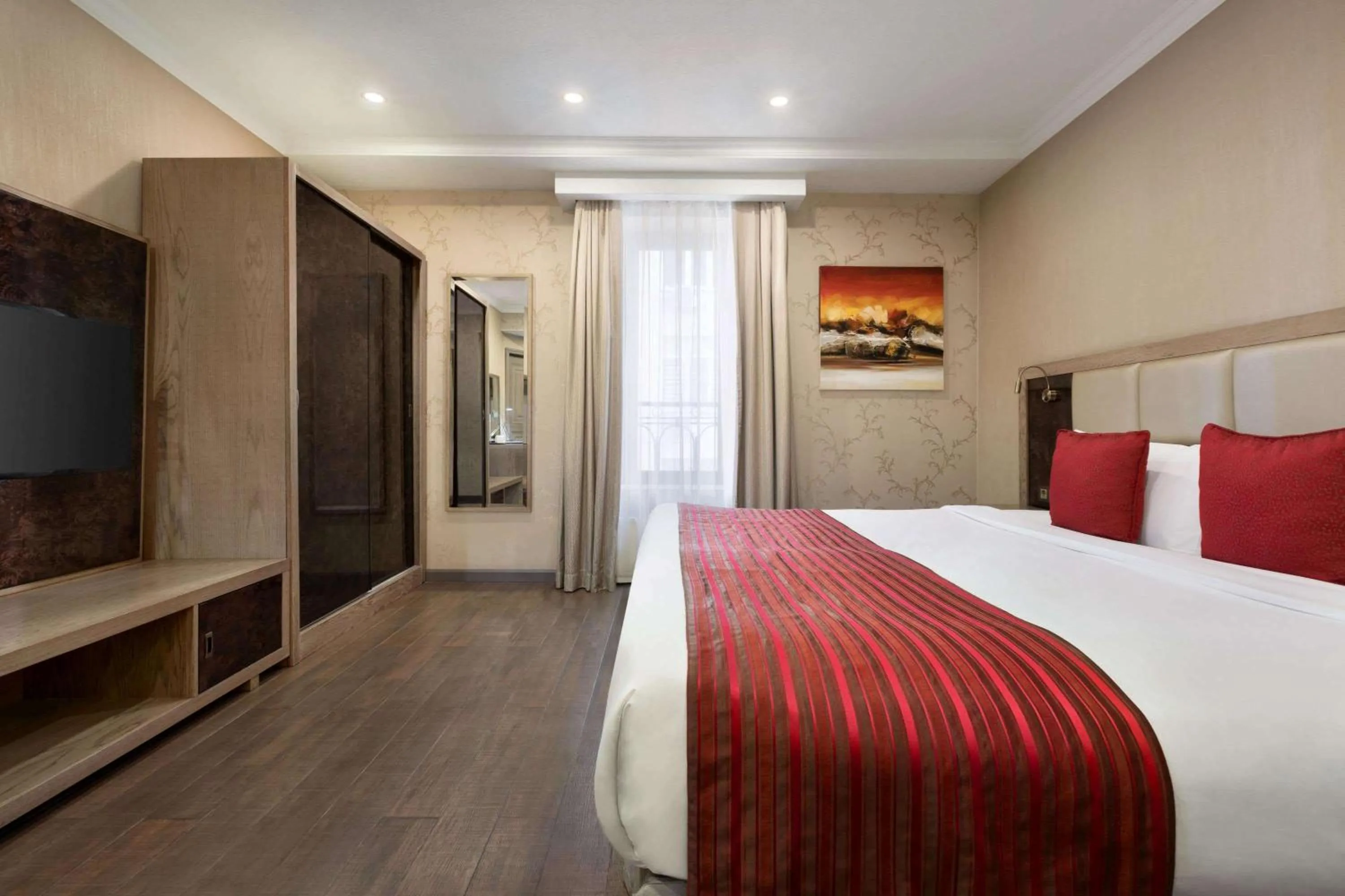 Photo of the whole room, Bed in Ramada by Wyndham Bishkek Centre