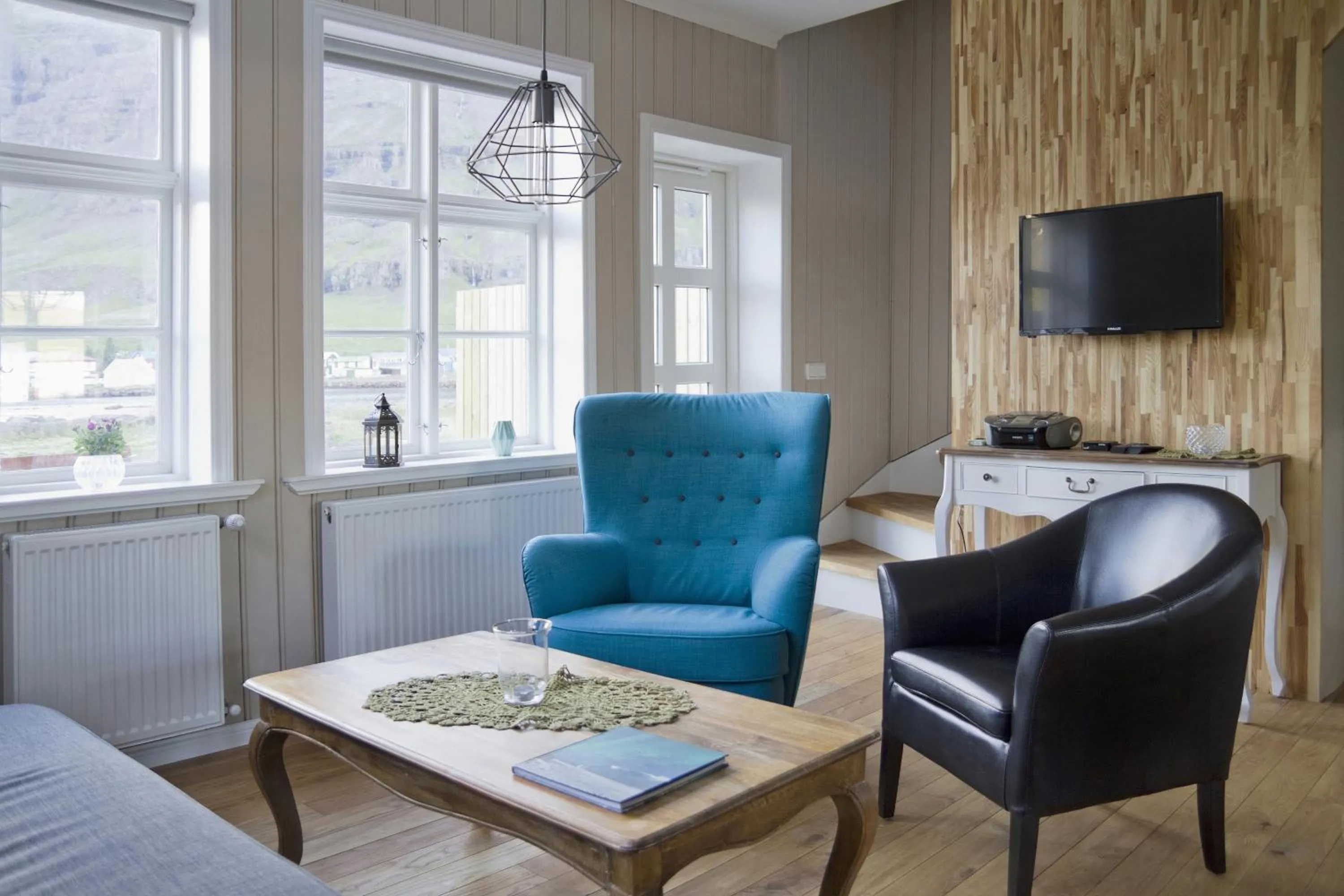 Living room in Lónsleira Apartments