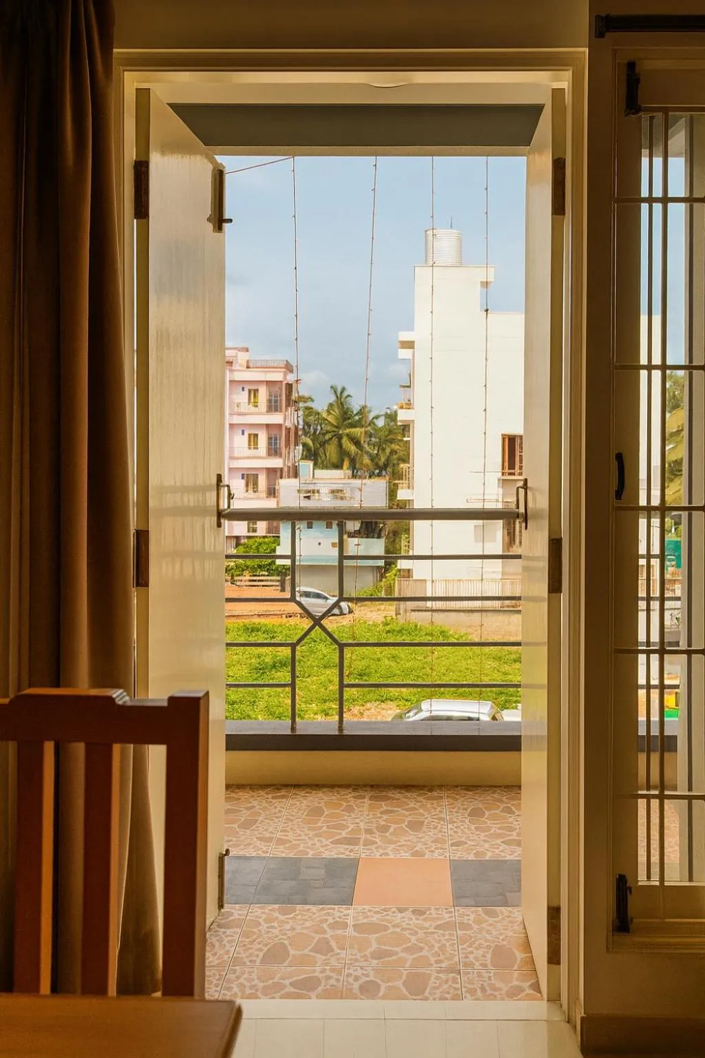 Balcony/Terrace in Airport Bliss Boutique Hotel Near Kempegowda International Airport Bangalore