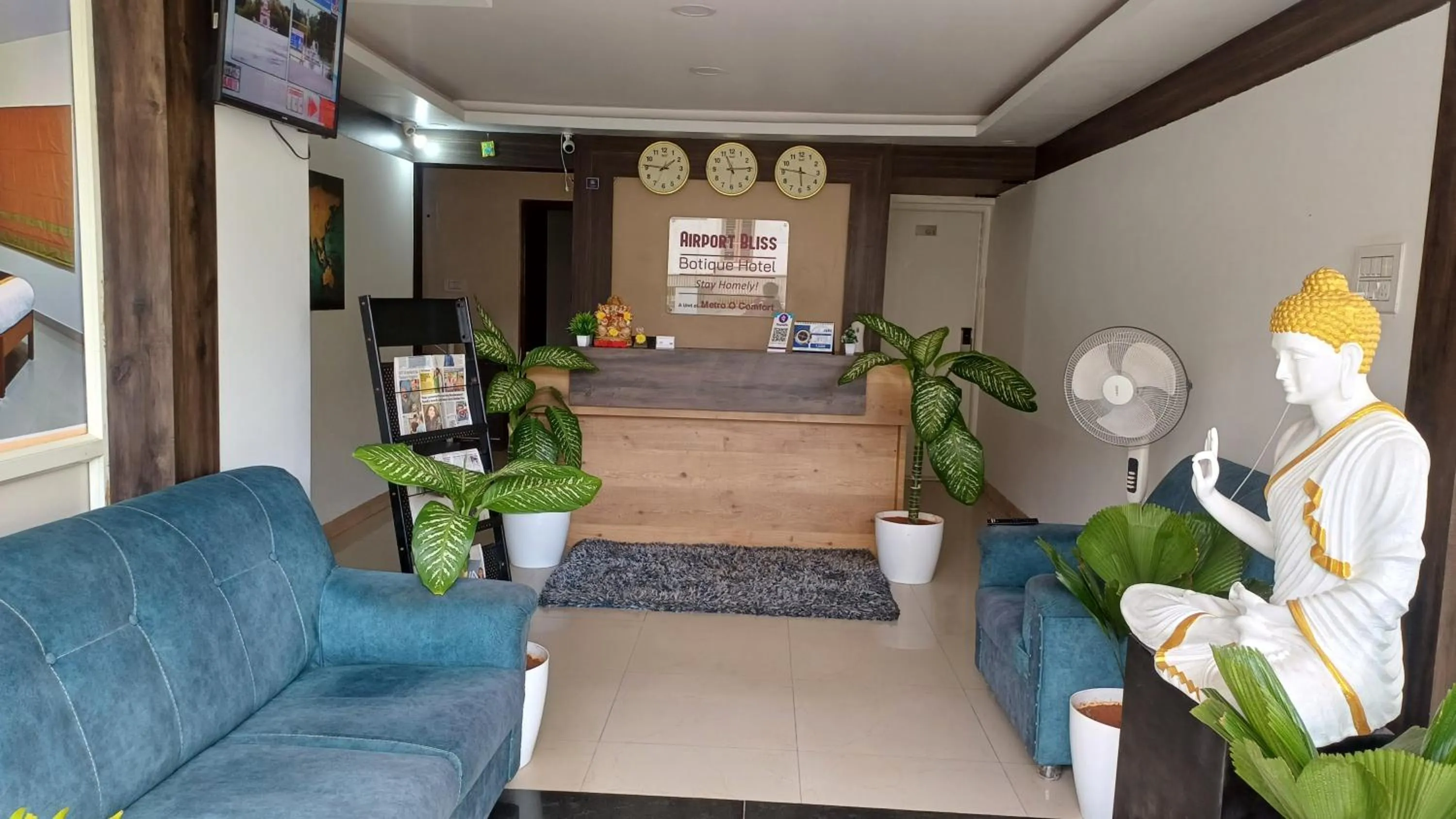 Property building in Airport Bliss Boutique Hotel Near Kempegowda International Airport Bangalore