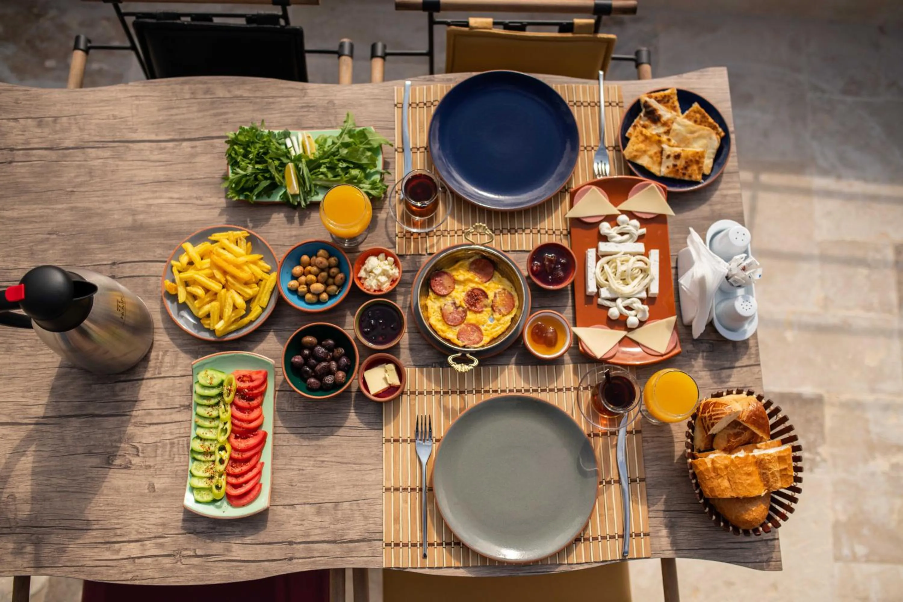 Breakfast in Ahiyan Hotel