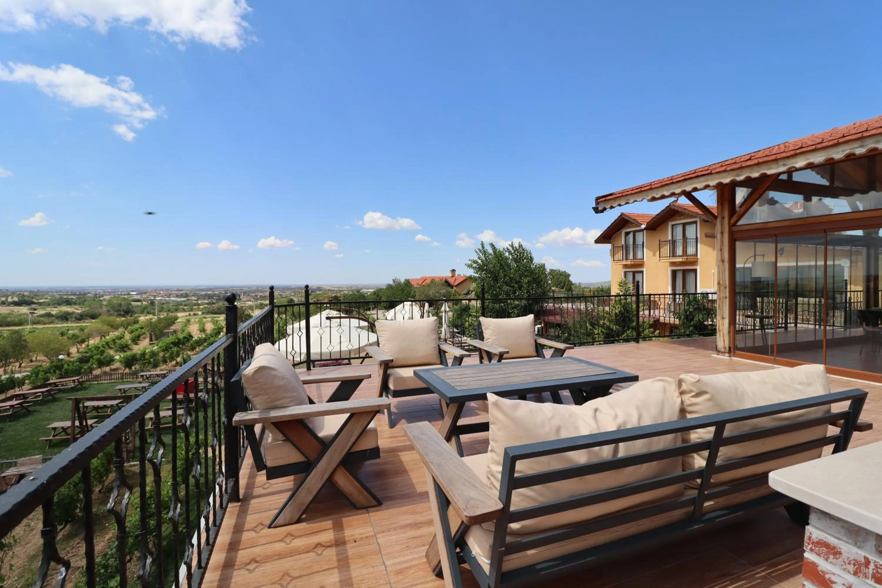 Balcony/Terrace in Dessera Vineyards Hotel