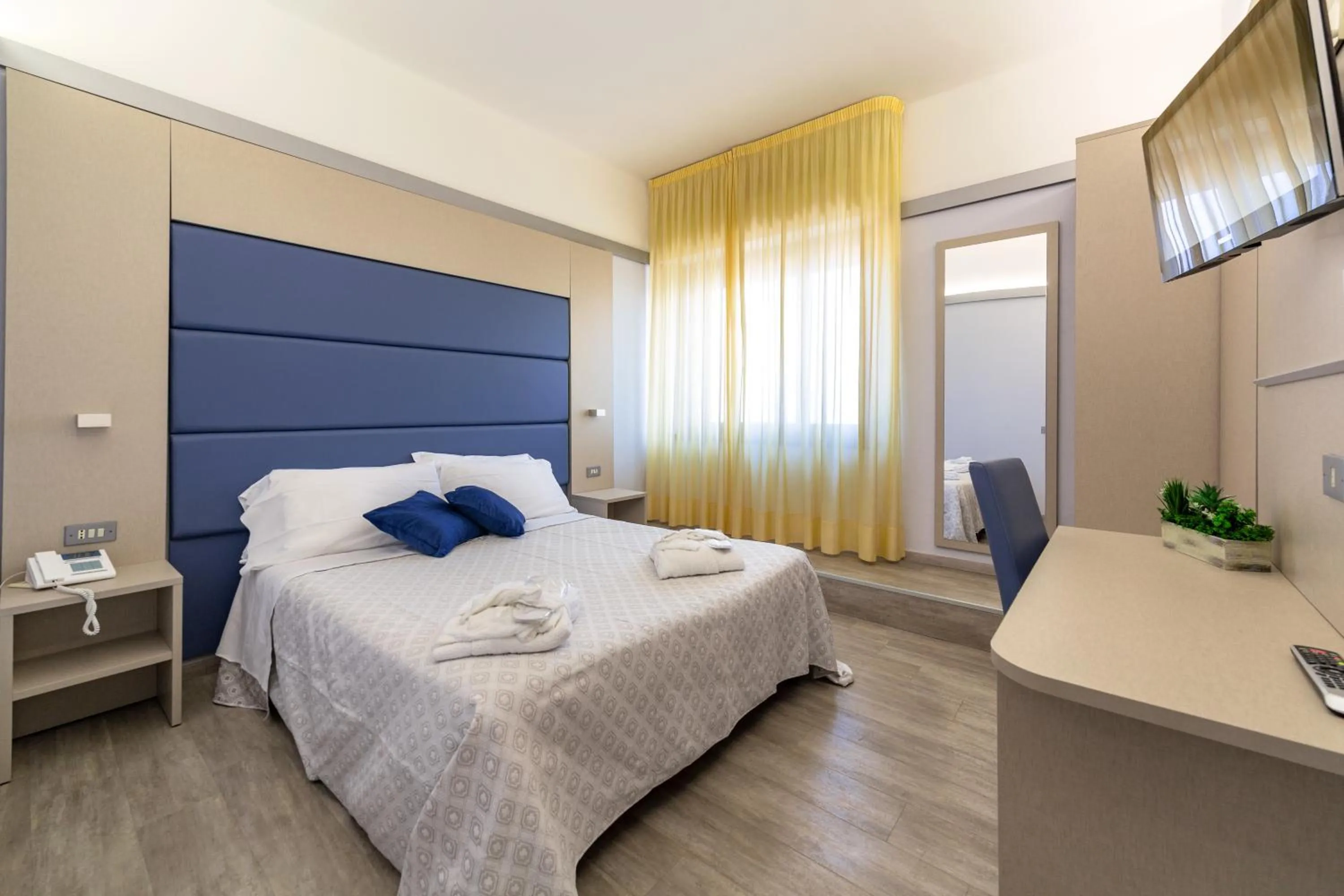 Bed in Hotel Elisabeth Due