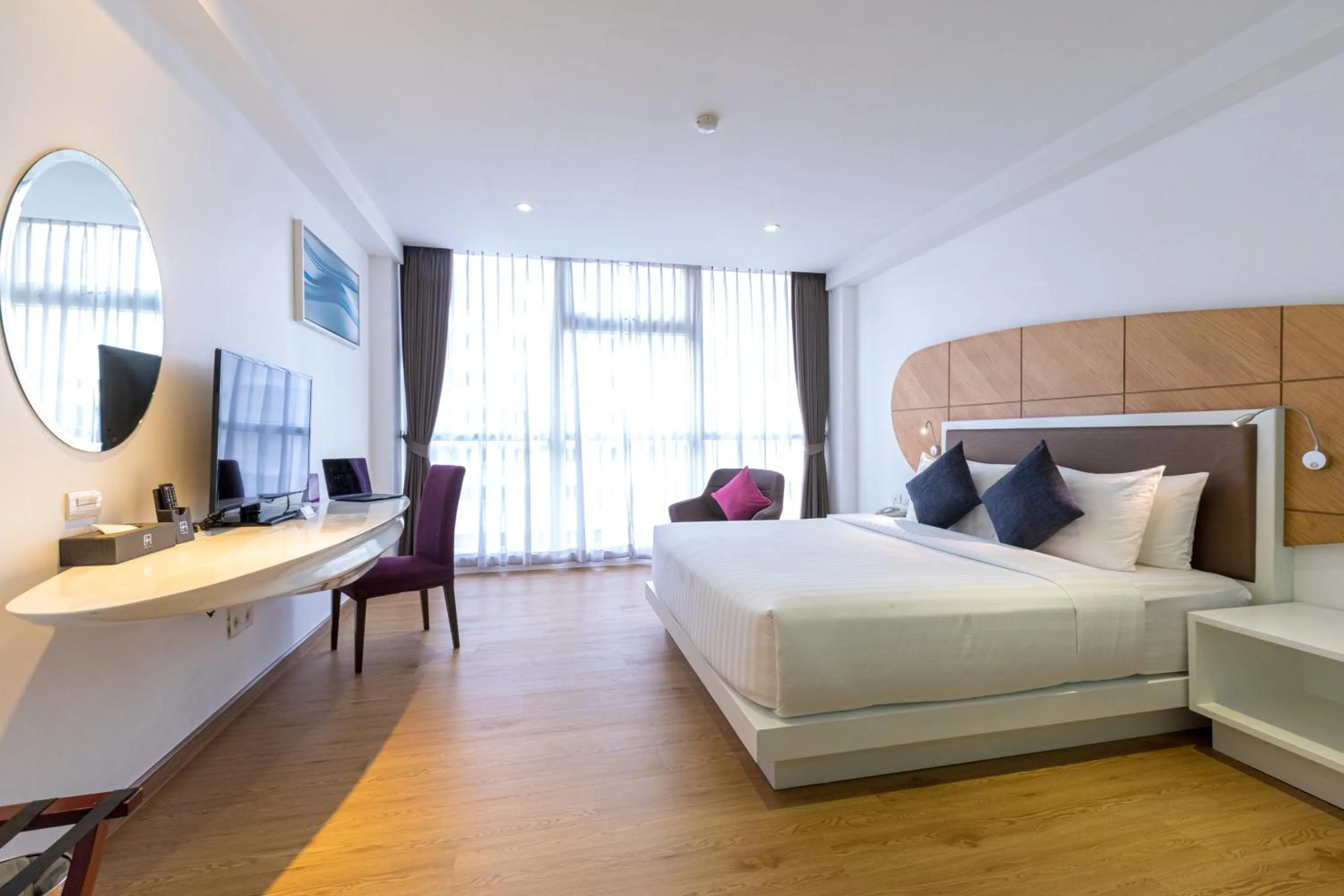 Bed in Hotel Icon Bangkok Sukhumvit 2