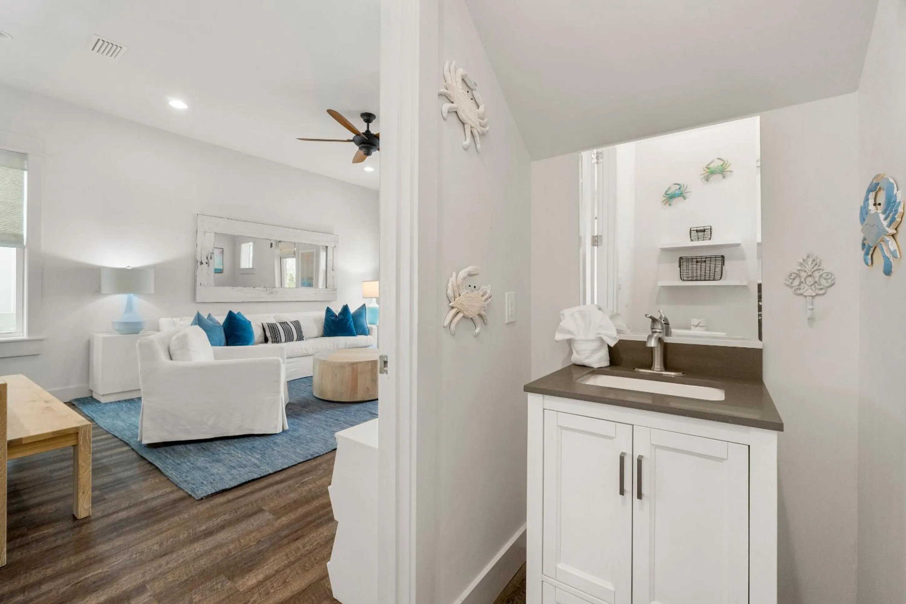 Bathroom in 30A Beach House - Summerwind at TreeTop by Panhandle Getaways