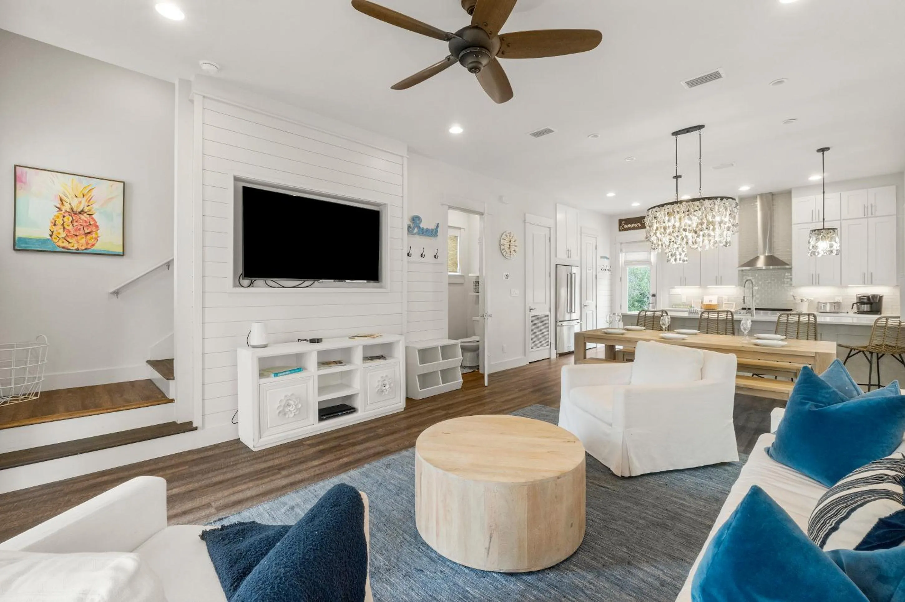 TV and multimedia in 30A Beach House - Summerwind at TreeTop by Panhandle Getaways