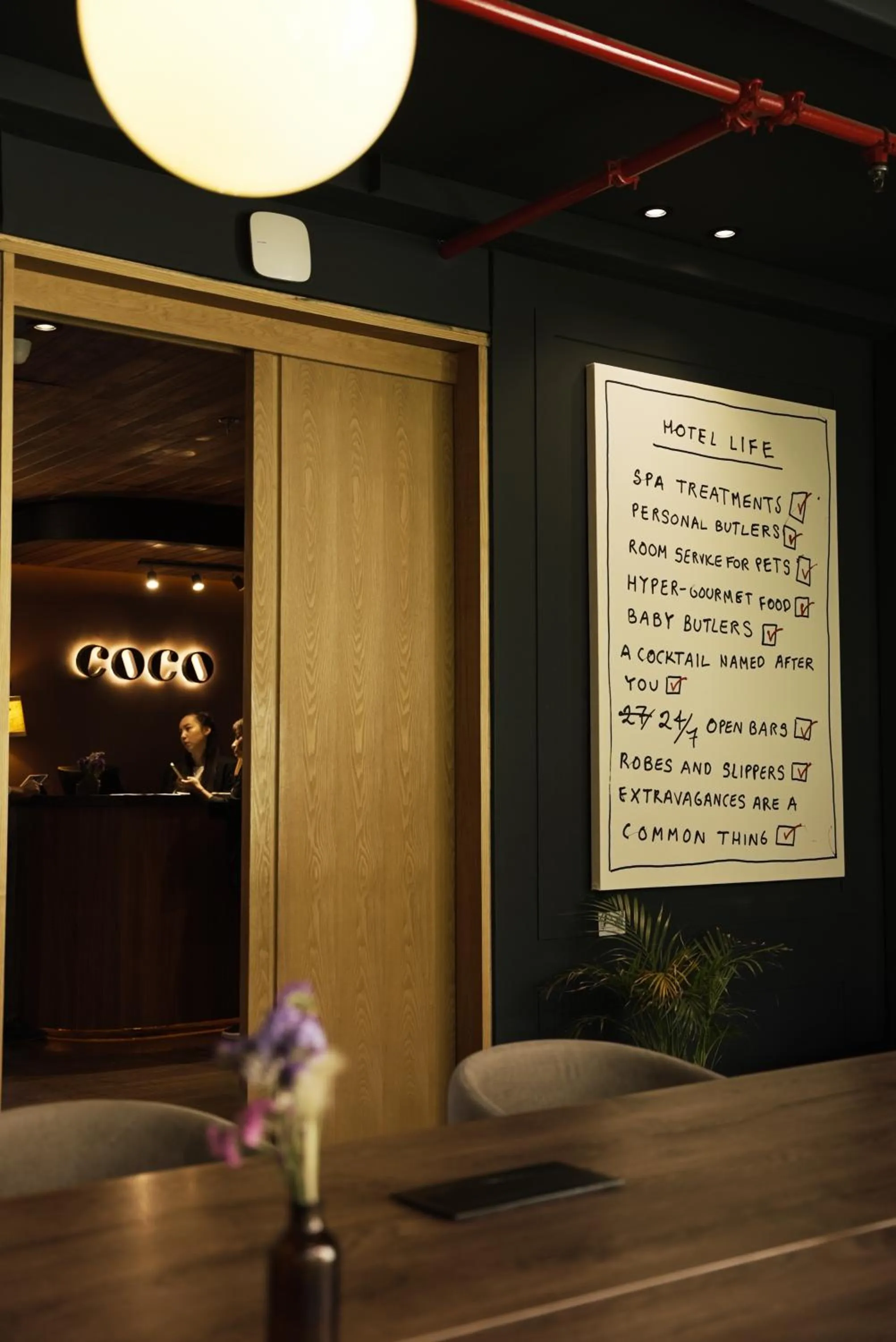 Living room in Hotel Coco