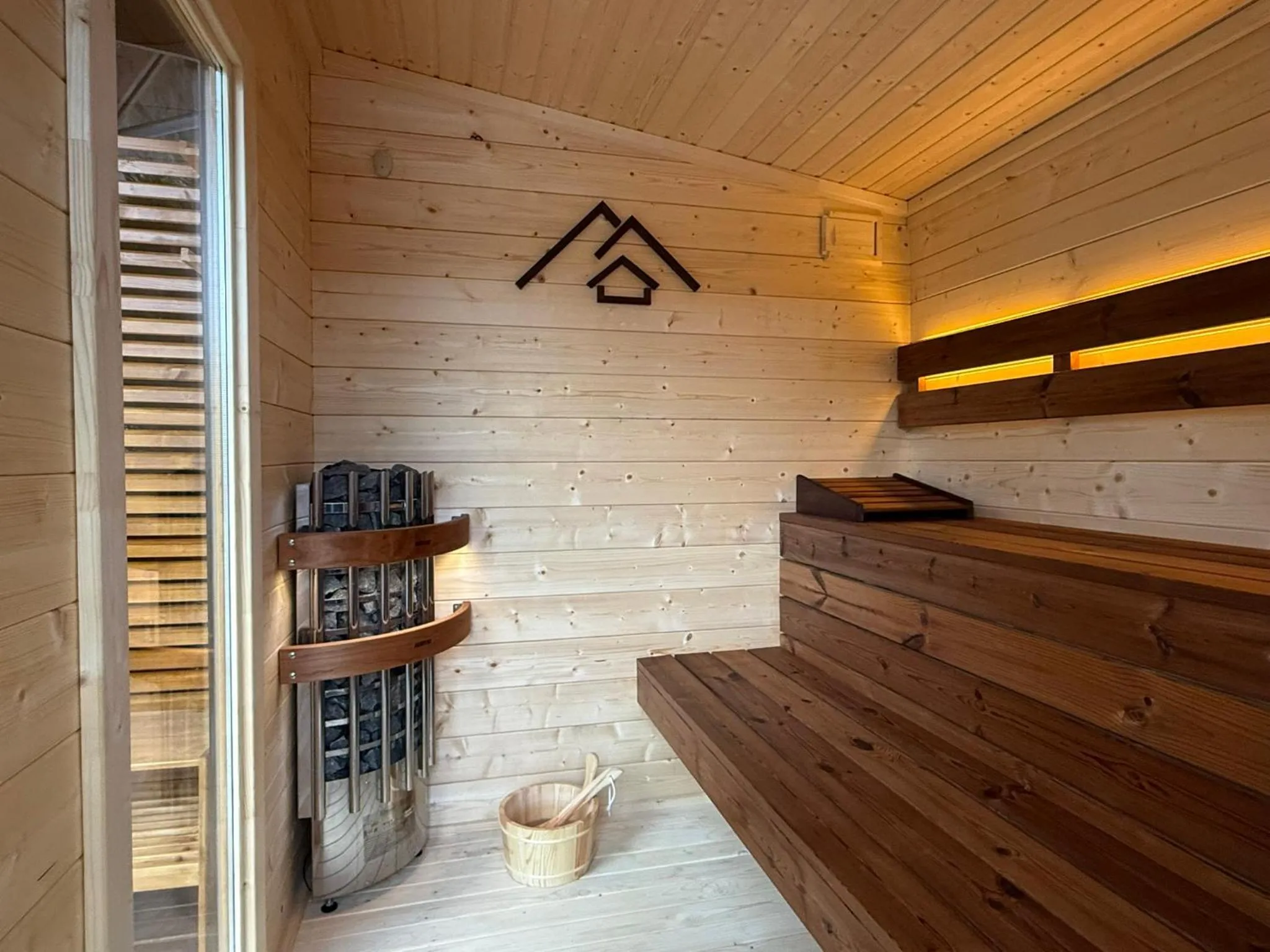 Sauna in Villa Chalet Everest