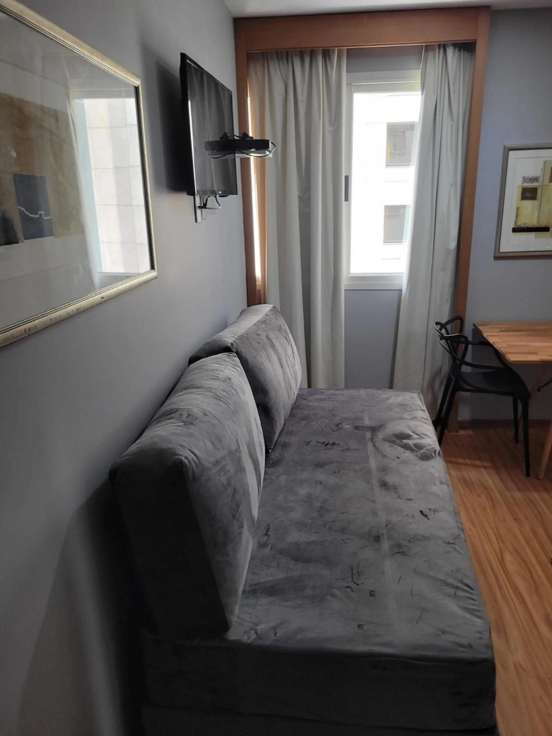 Bed in Elegant Flat Paulista Alameda Campinas Garagem , Pool, Ar Cod,